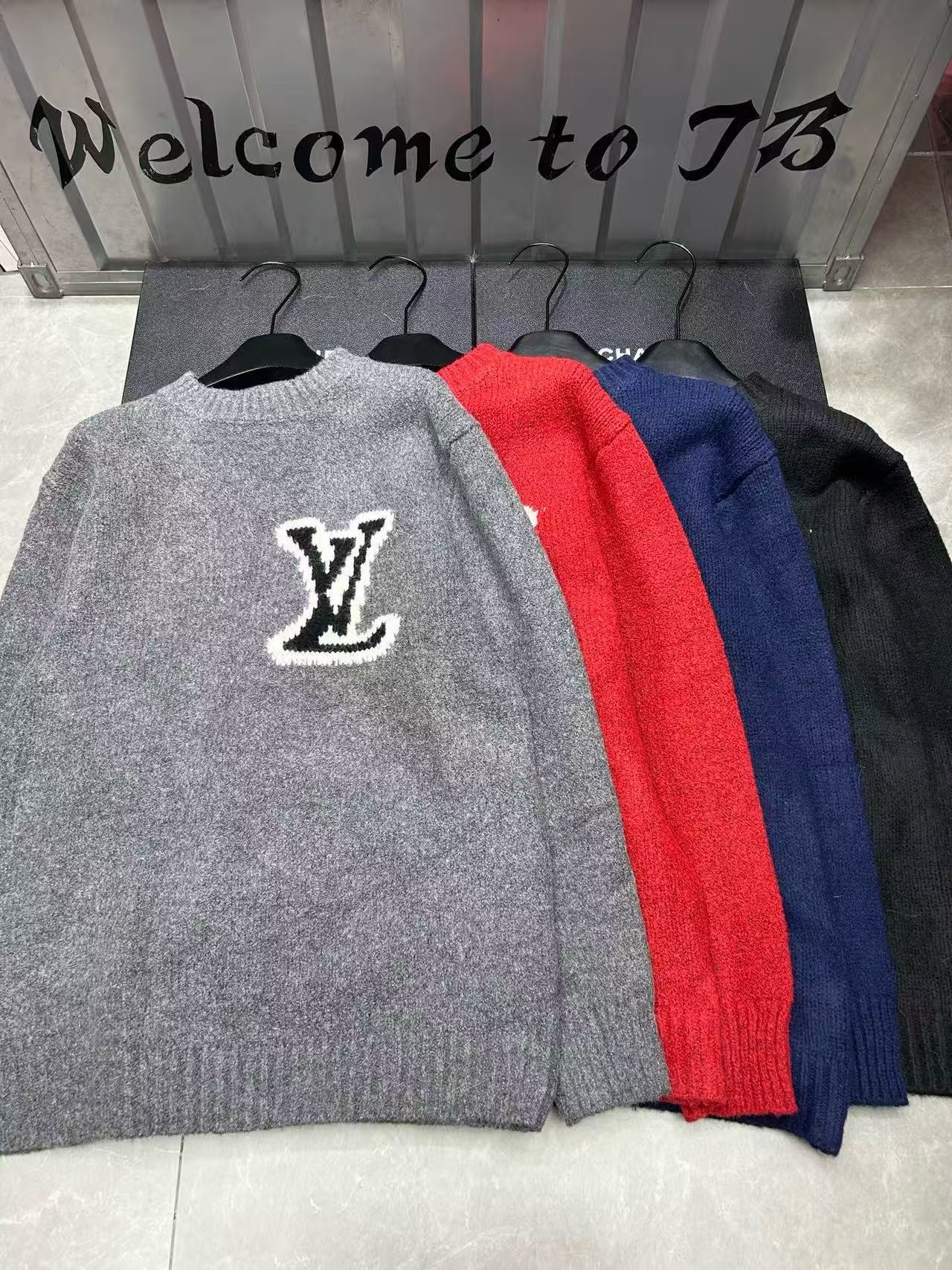 LVウールロゴルーズセーター【50％割引+送料無料】