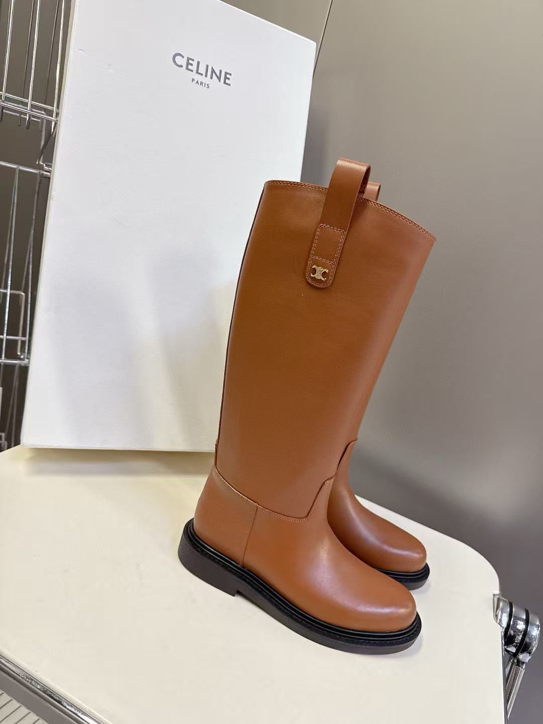 CEL1NE 高品質レザーライディングブーツ【50％割引+送料無料】