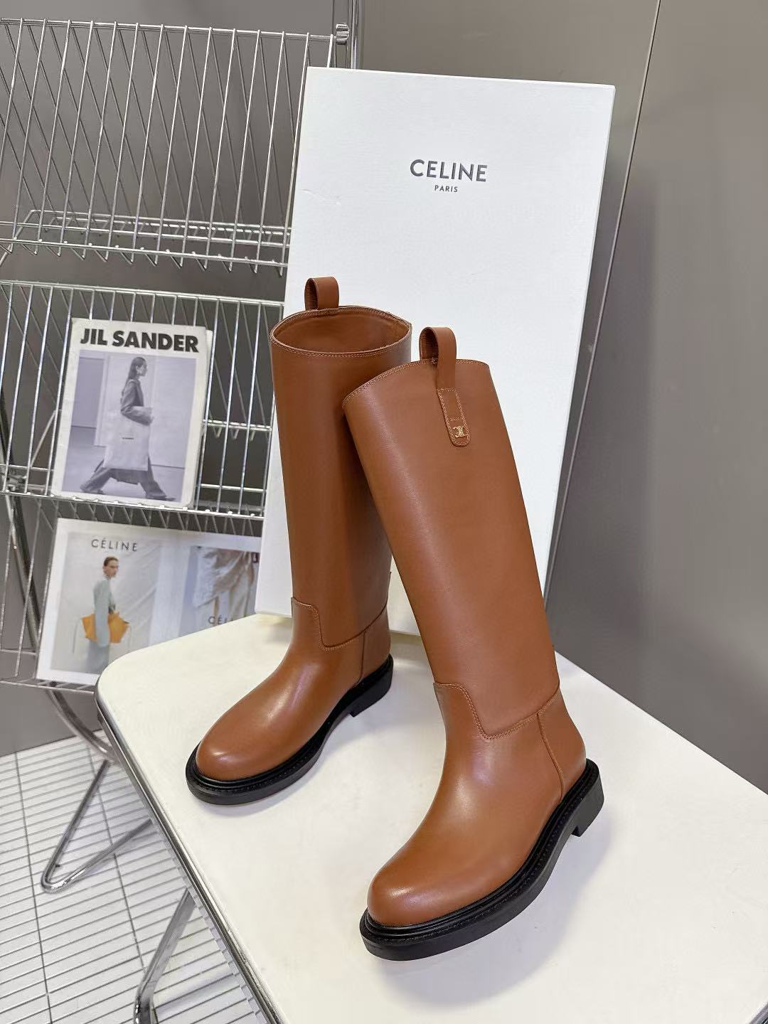 CEL1NE 高品質レザーライディングブーツ【50％割引+送料無料】