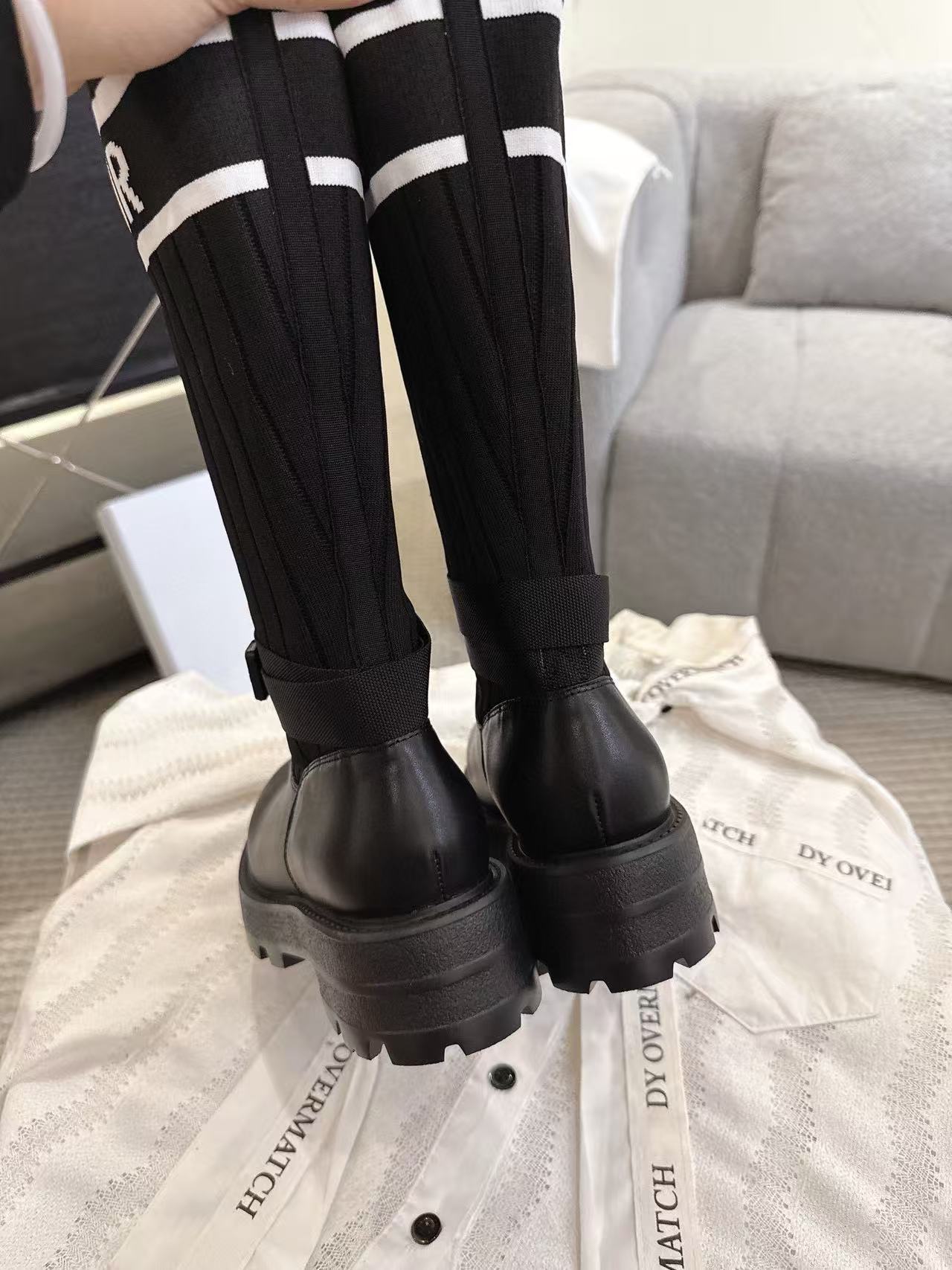 DIORの高品質ソックスアンクルブーツ【50％割引+送料無料】