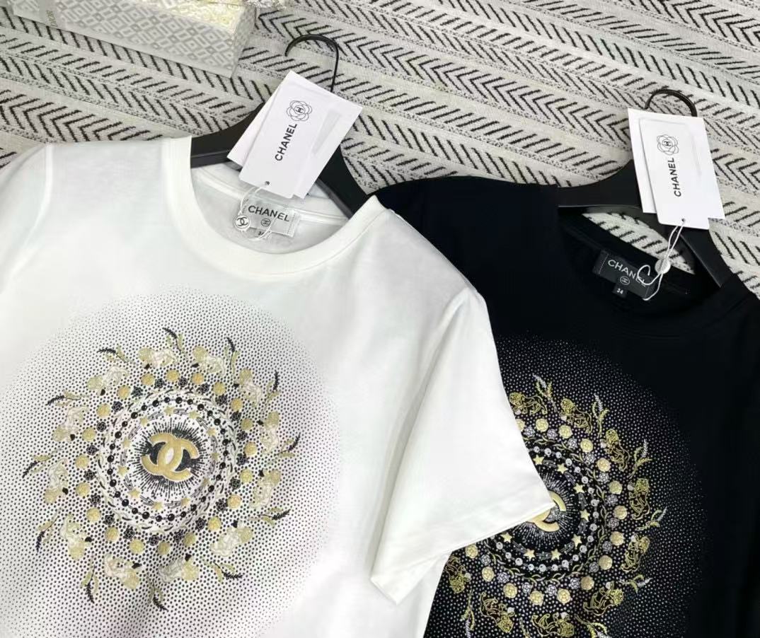 CHANE1 プリントダブルC Tシャツ【50%割引+送料無料】