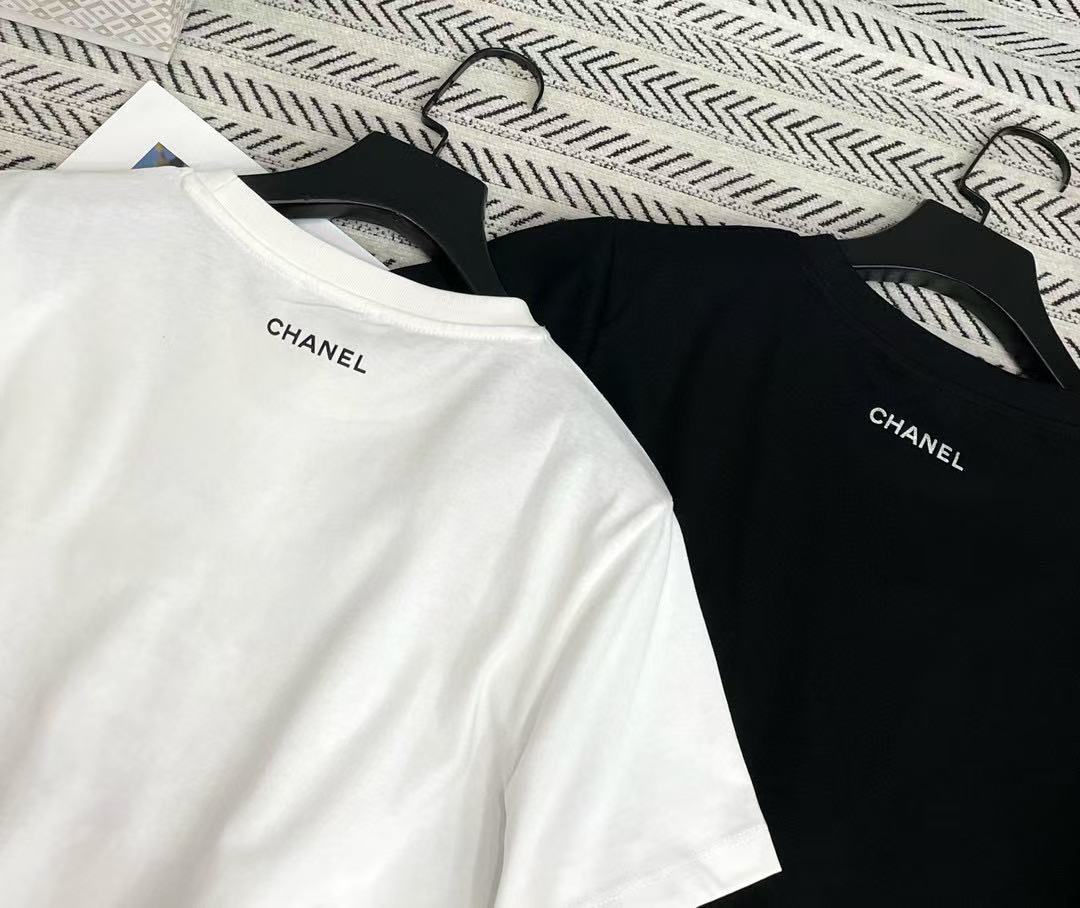 CHANE1 プリントダブルC Tシャツ【50%割引+送料無料】