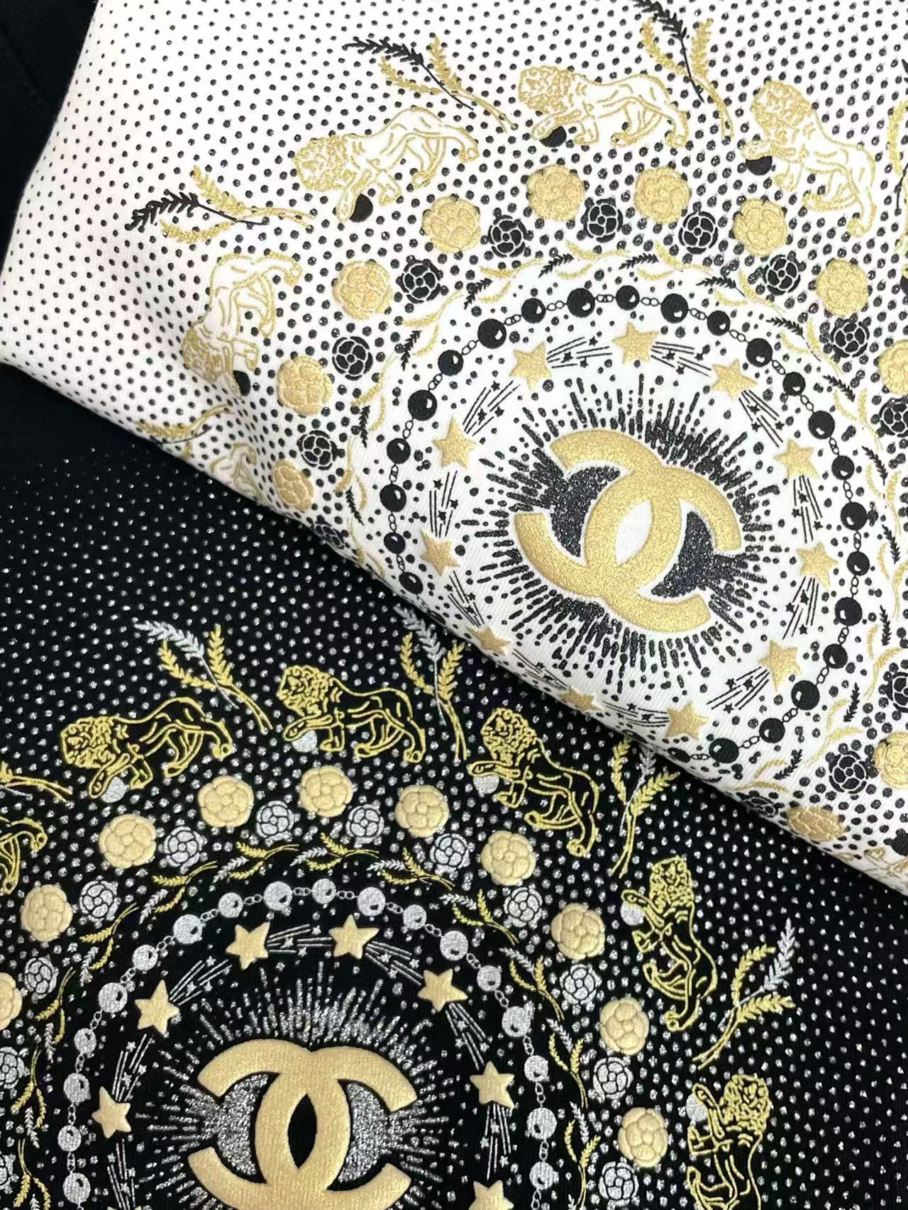 CHANE1 プリントダブルC Tシャツ【50%割引+送料無料】