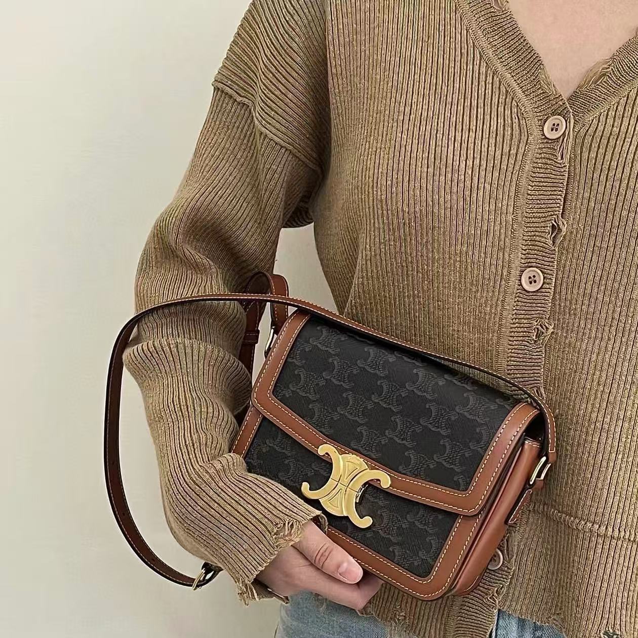 CEL1NE 凱旋門プリント ショルダー/クロスボディバッグ【50％割引+送料無料】