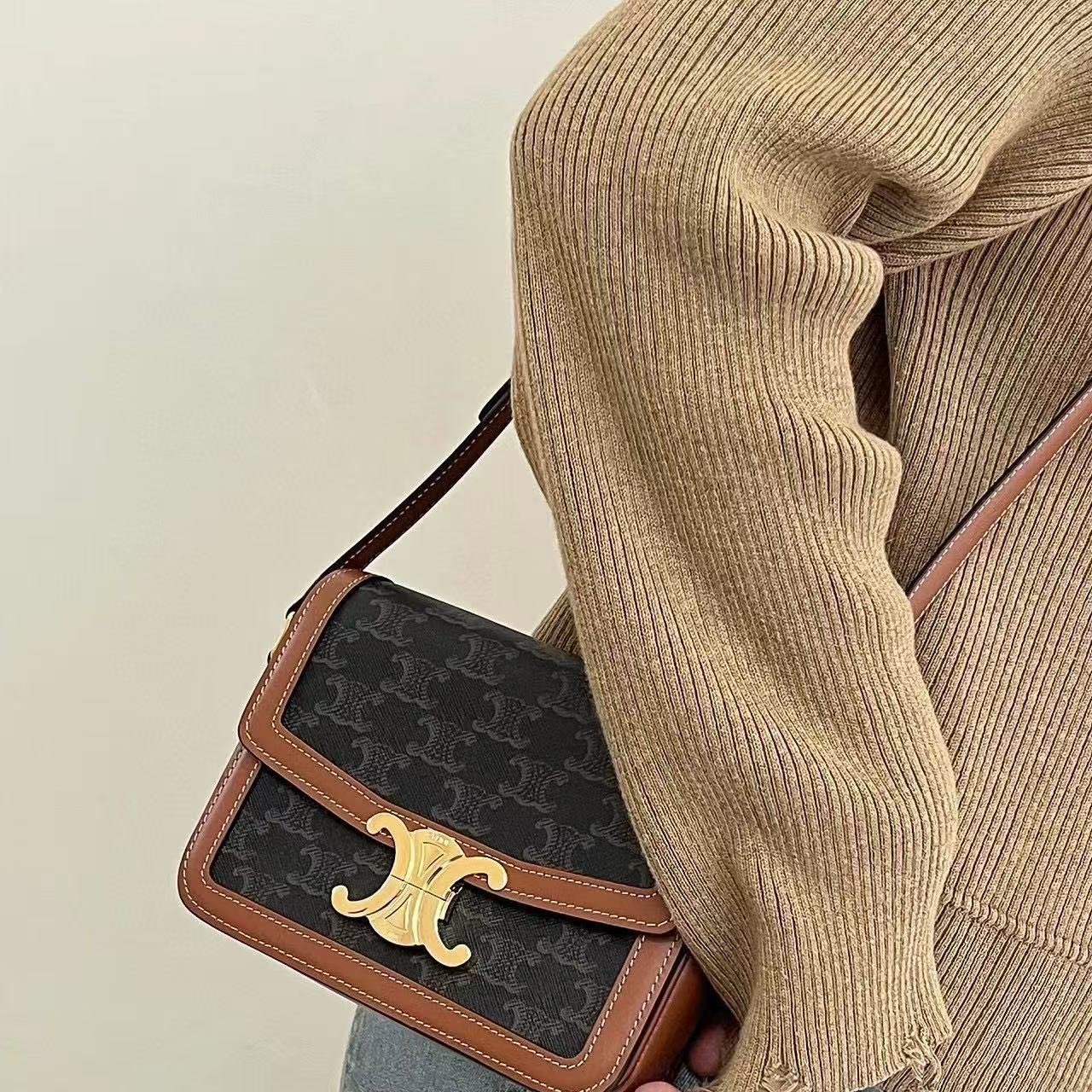 CEL1NE 凱旋門プリント ショルダー/クロスボディバッグ【50％割引+送料無料】