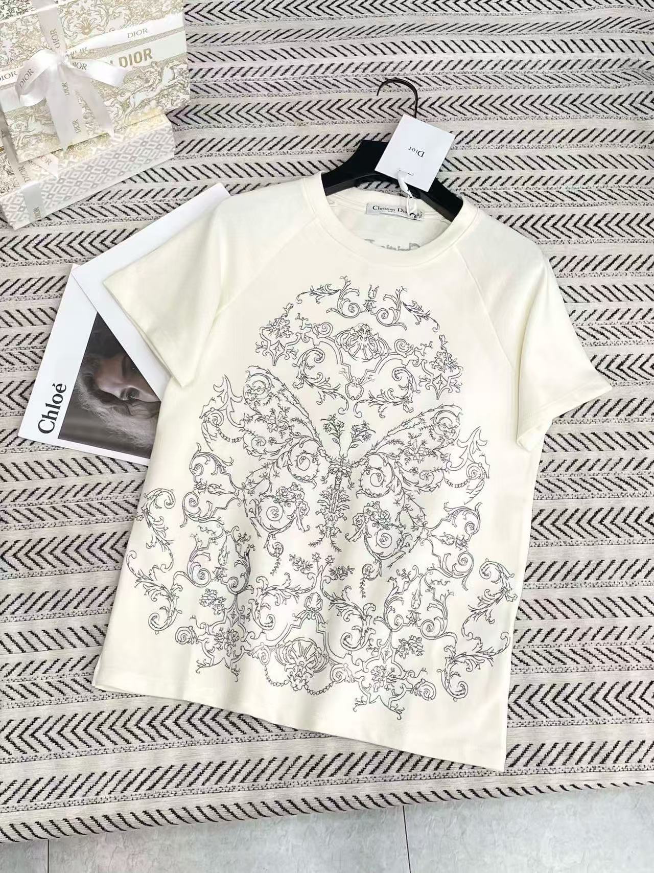 DIOR プリントTシャツ【50％割引+送料無料】