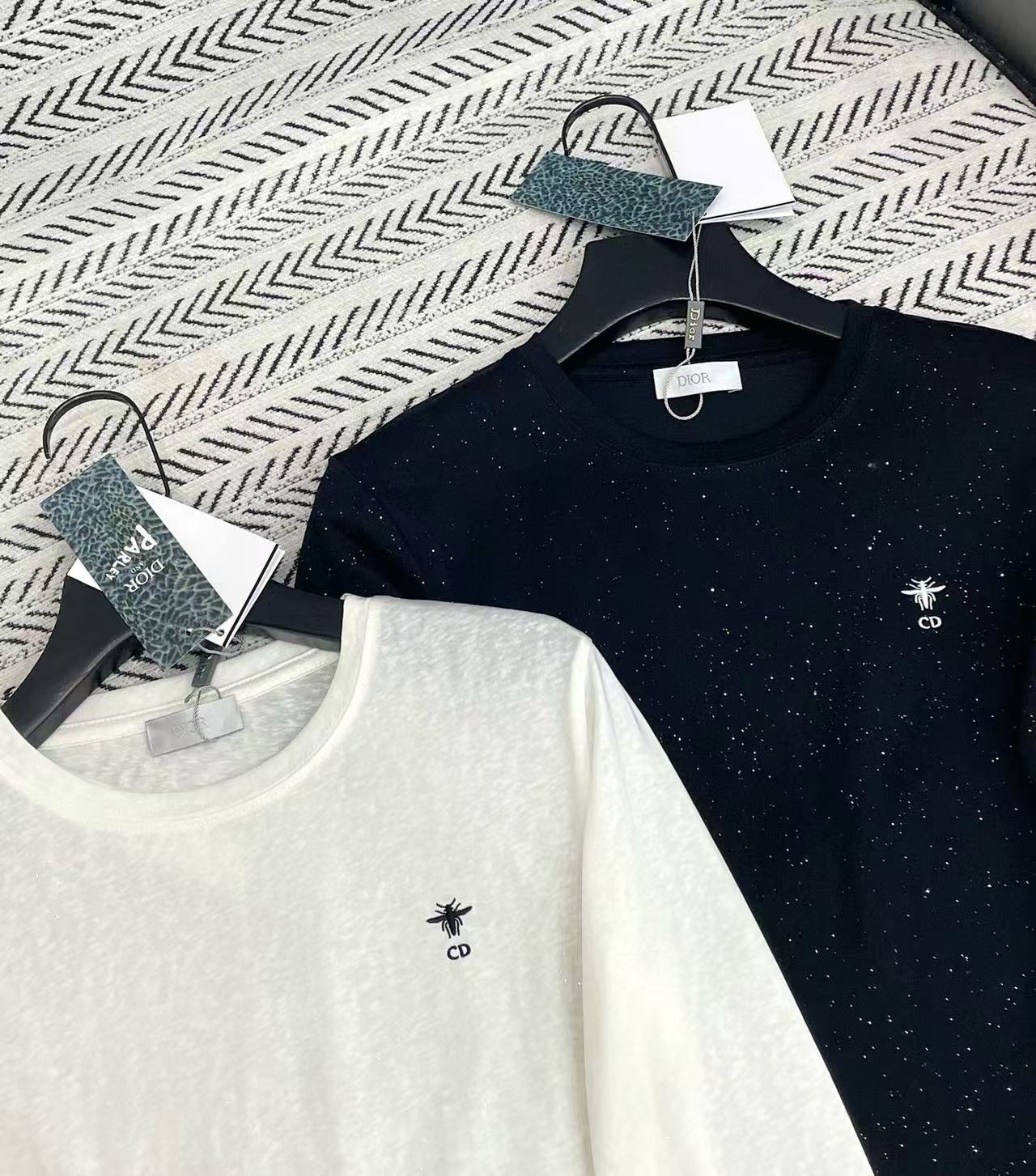 DIOR CD ビー ロングスリーブ Tシャツ【50％割引+送料無料】