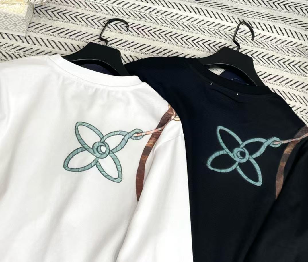 LV クローバーチェーン ロングスリーブ Tシャツ【50％割引+送料無料】