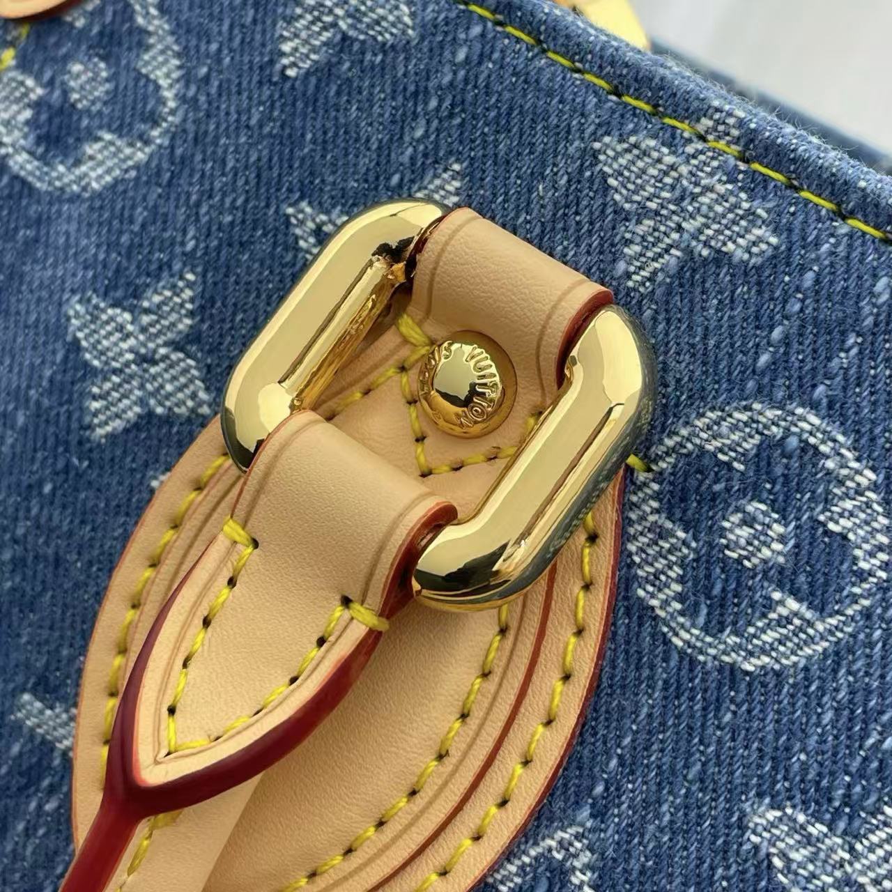 LVプリントデニムハンドバッグ【50％割引+送料無料】