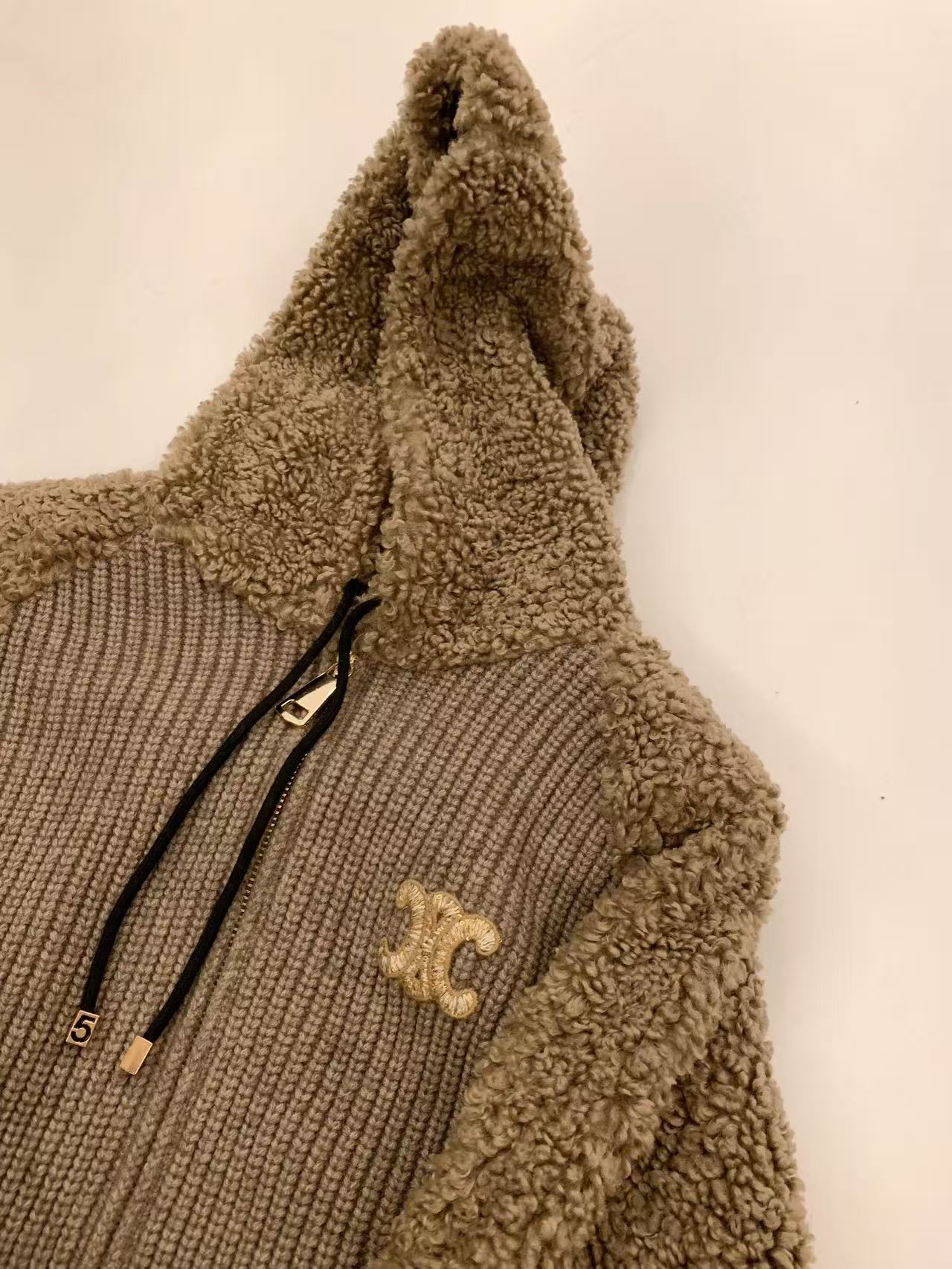 CEL1NE 凱旋門フード付きウールコート【50％割引+送料無料】【50％割引+送料無料】