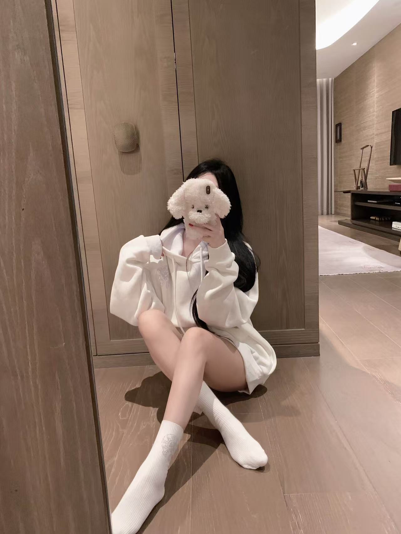 Chr0me Hearts ラウンドフリース フード付きスウェットシャツ + ソックス【50％割引+送料無料】