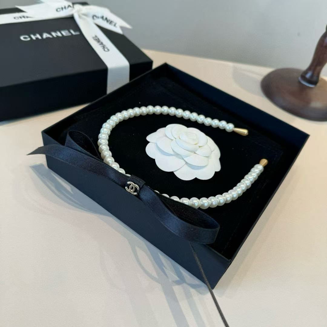 CHANE1 ボウパールヘッドバンド【50％割引+送料無料】