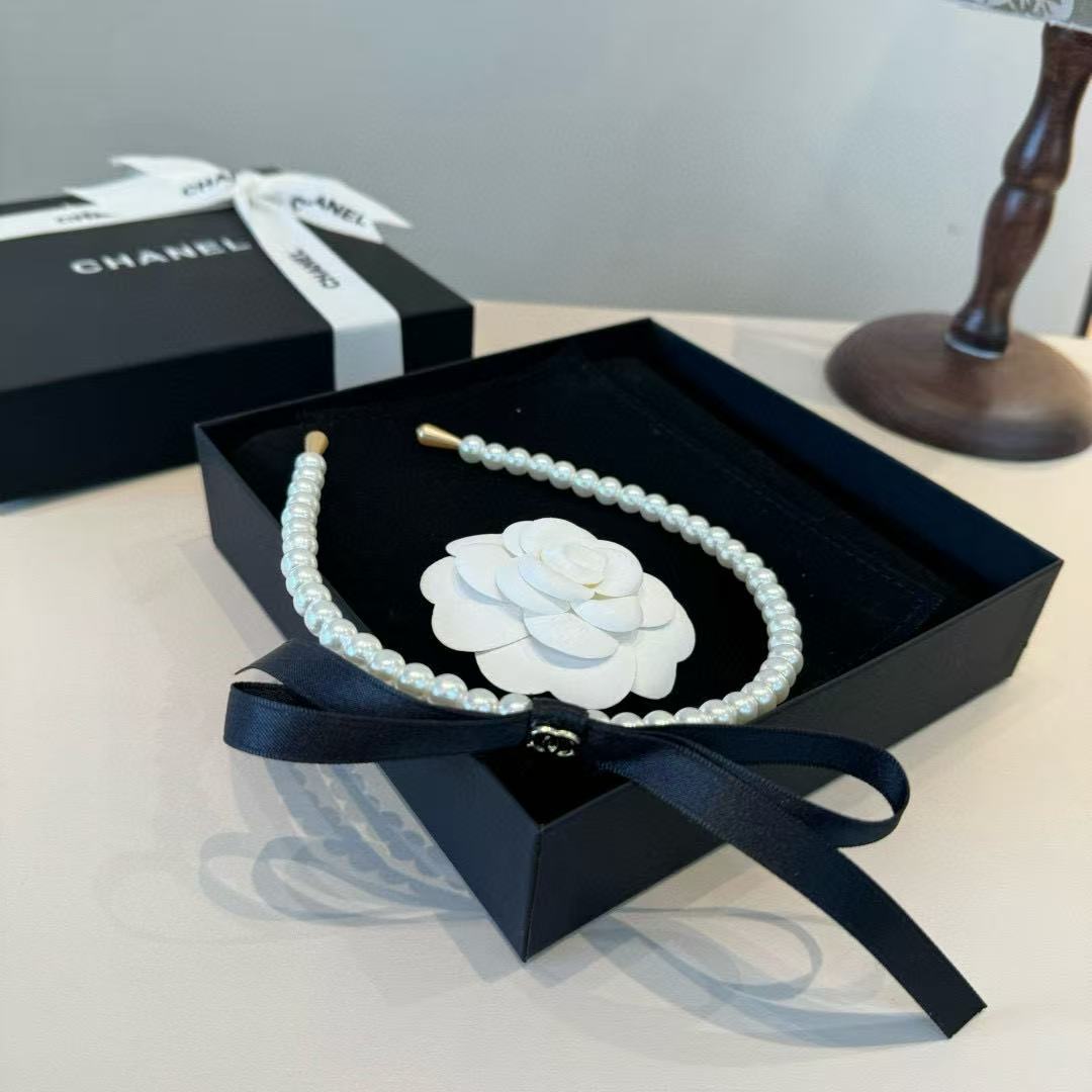 CHANE1 ボウパールヘッドバンド【50％割引+送料無料】