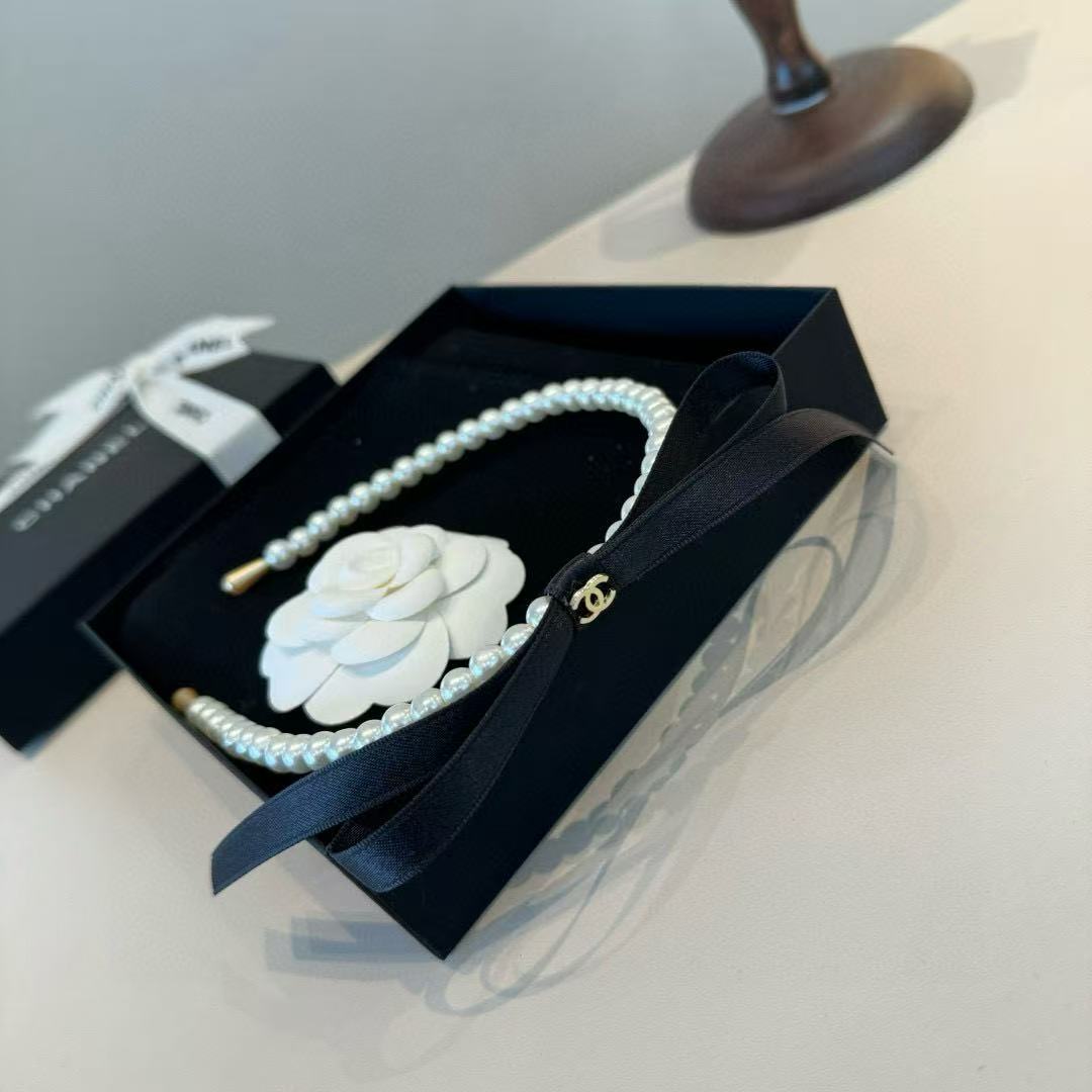 CHANE1 ボウパールヘッドバンド【50％割引+送料無料】