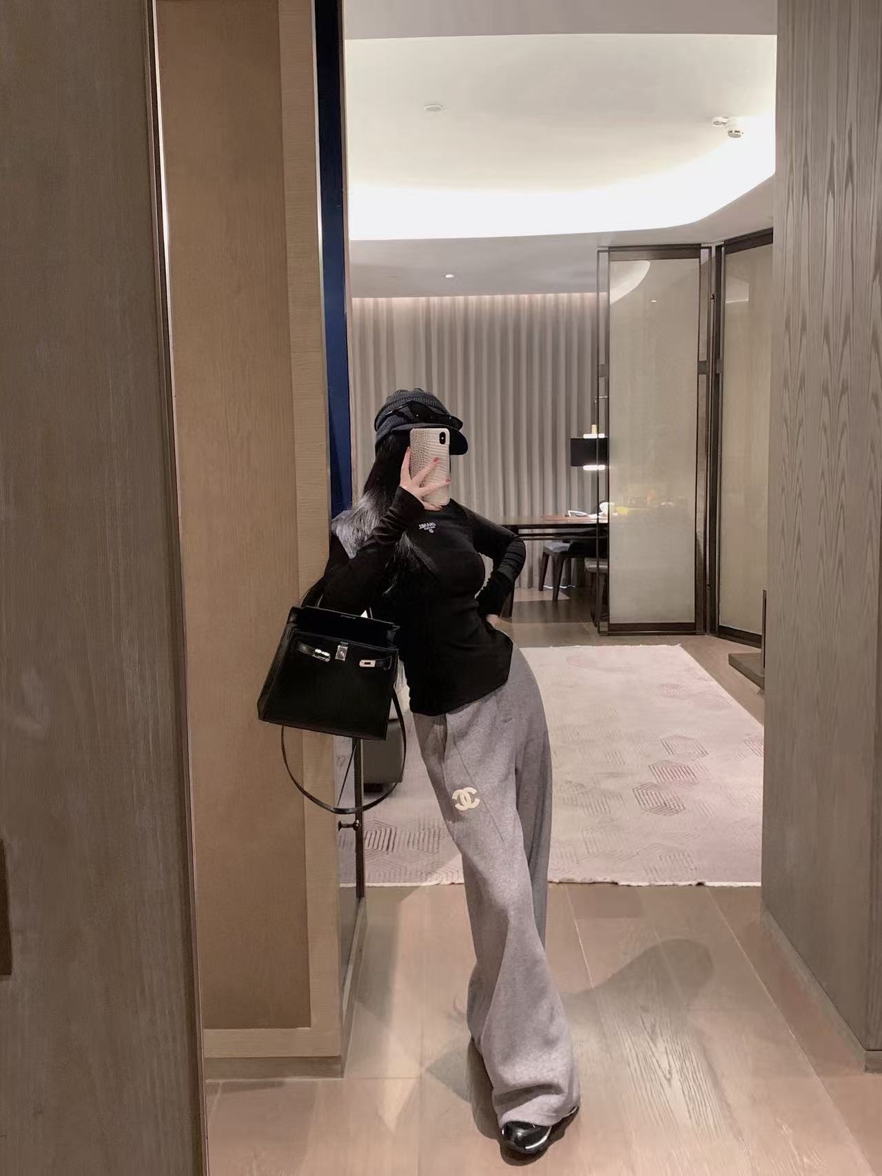 CHANE1 シンプルレター ロングスリーブTシャツ【50%割引+送料無料】