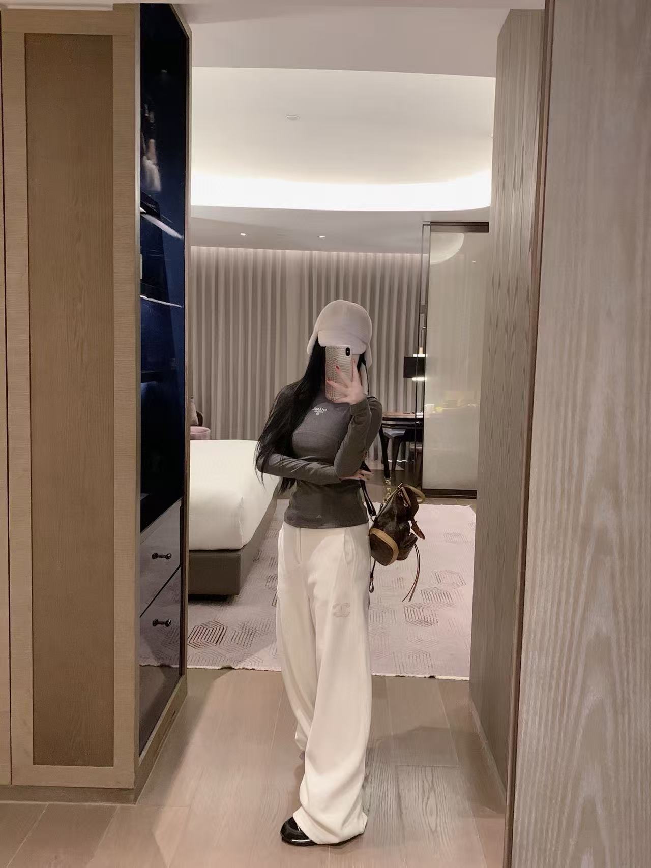 CHANE1 シンプルレター ロングスリーブTシャツ【50%割引+送料無料】