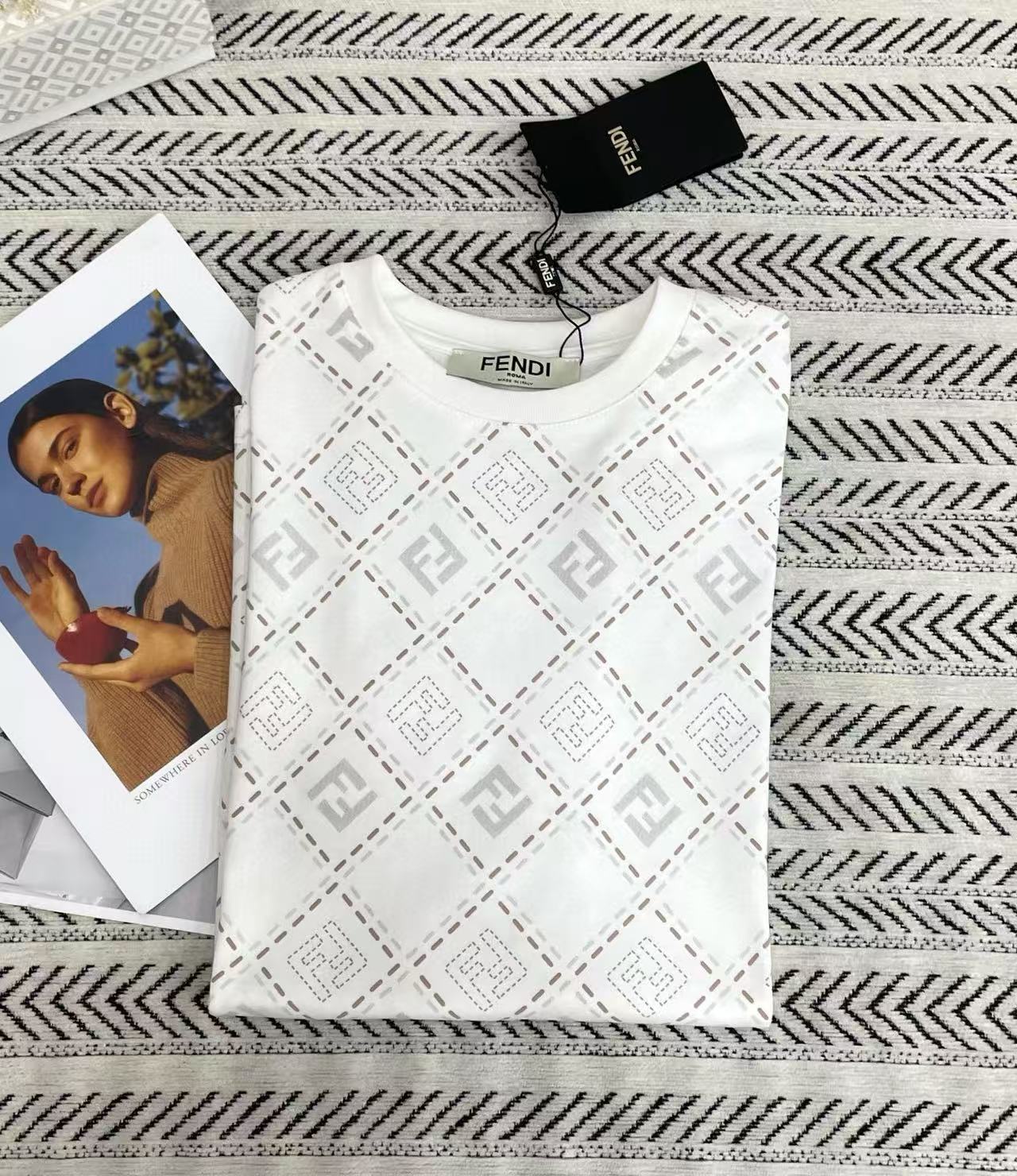 FEND1 ダブルFレターTシャツ【50％割引+送料無料】