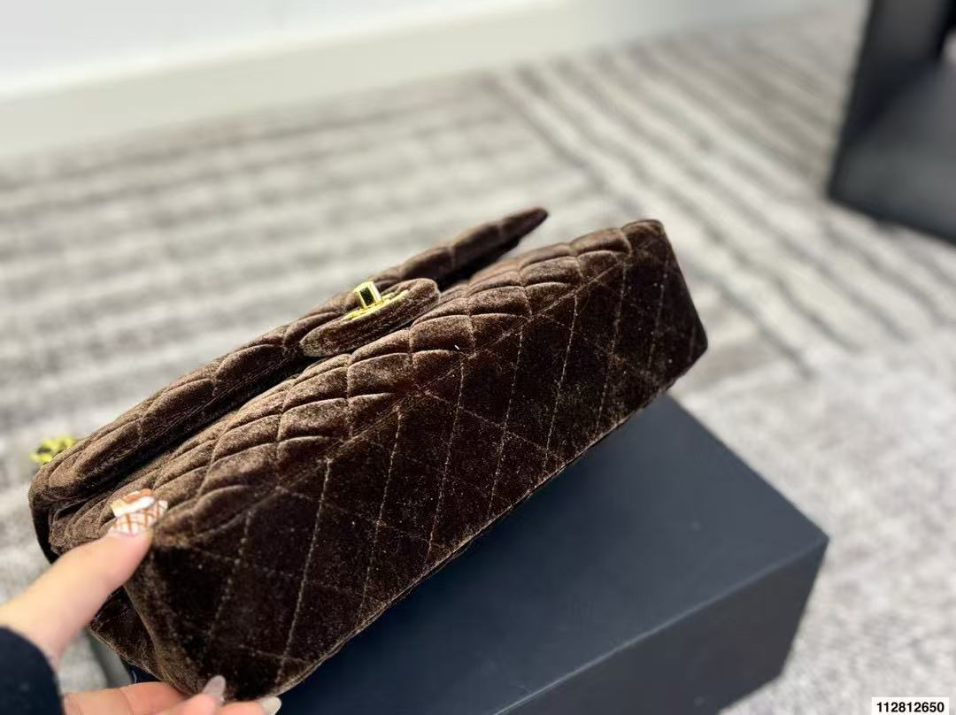 CHANE1 チェーンベルベットショルダー/クロスボディバッグ【50%割引+送料無料】