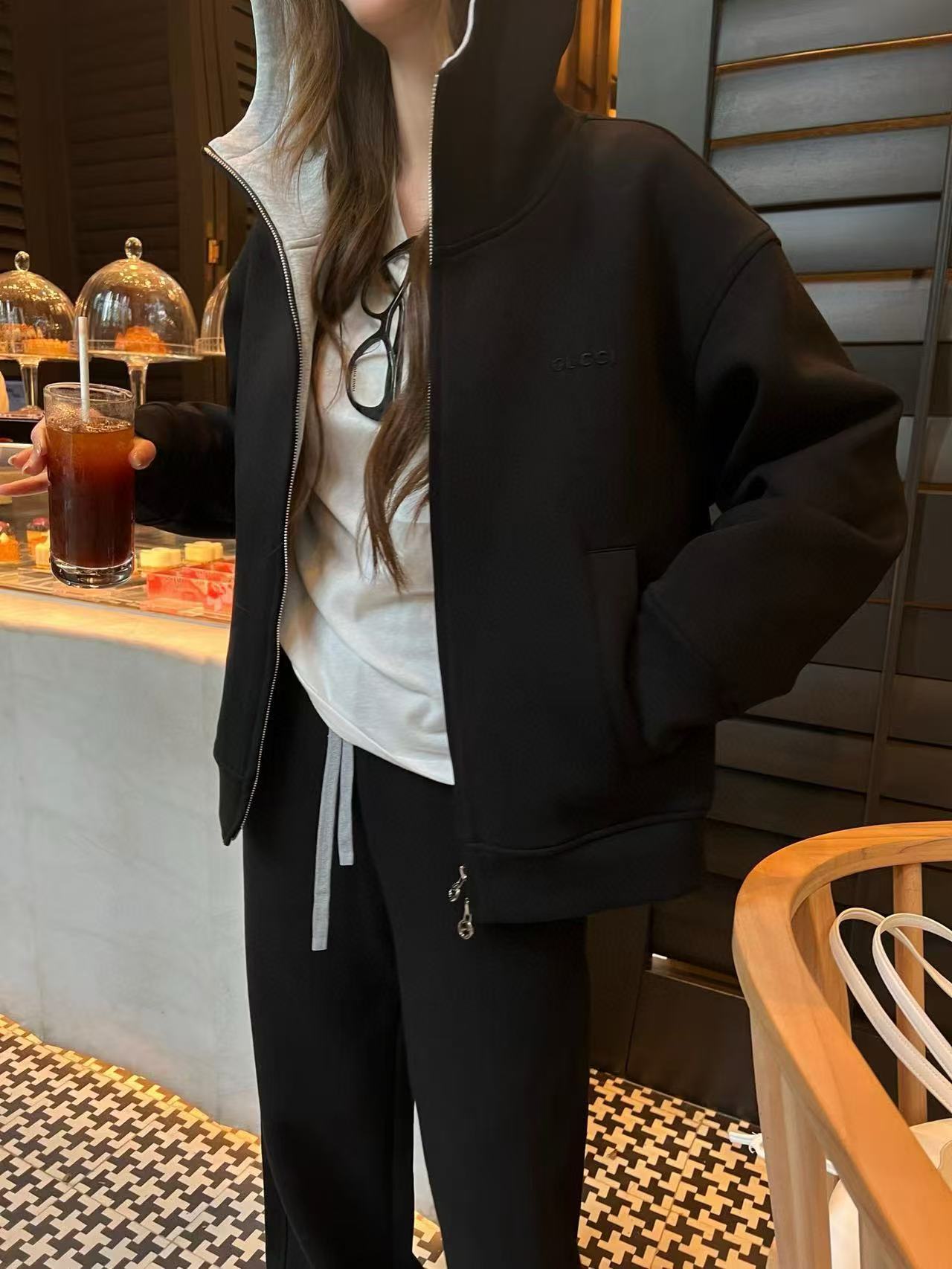 M1UM1U シンプルフードジャケット+パンツ【50％割引+送料無料】