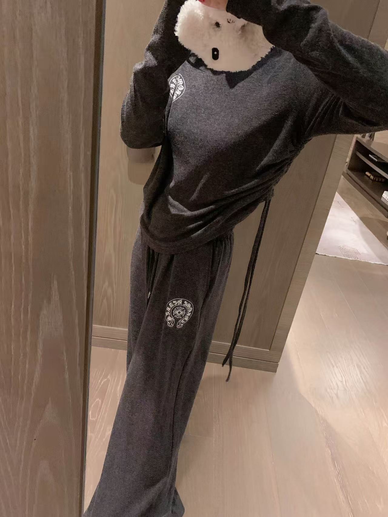 Chr0me Hearts巾着国旗カジュアルセット【50％割引+送料無料】