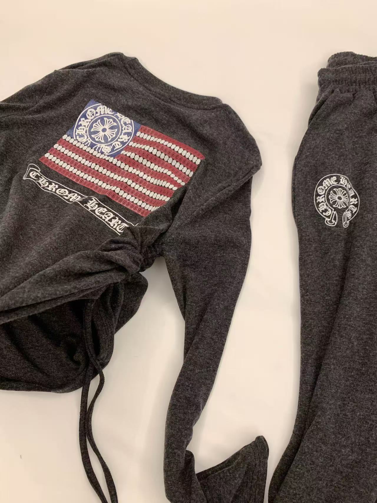 Chr0me Hearts巾着国旗カジュアルセット【50％割引+送料無料】