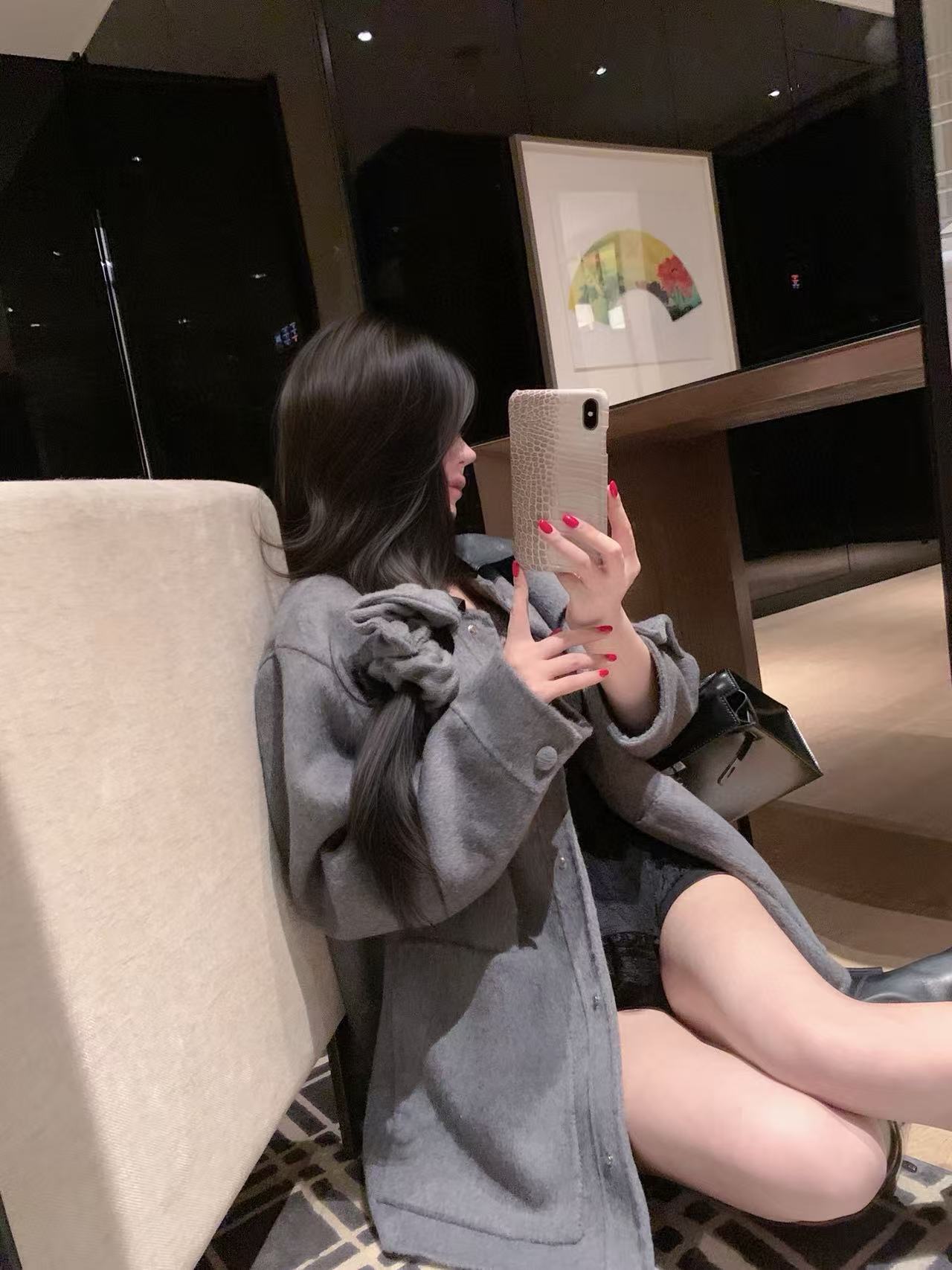 L0WEWヘアタイ付きジャケット【50％割引+送料無料】