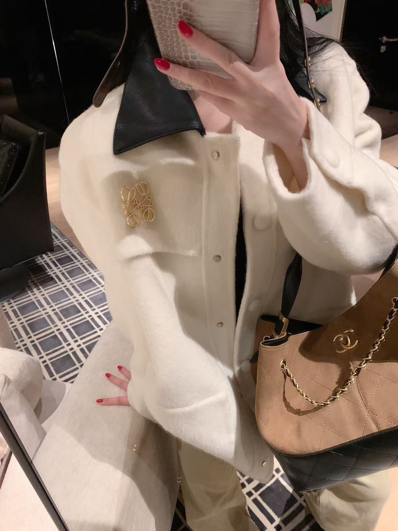 L0WEWヘアタイ付きジャケット【50％割引+送料無料】