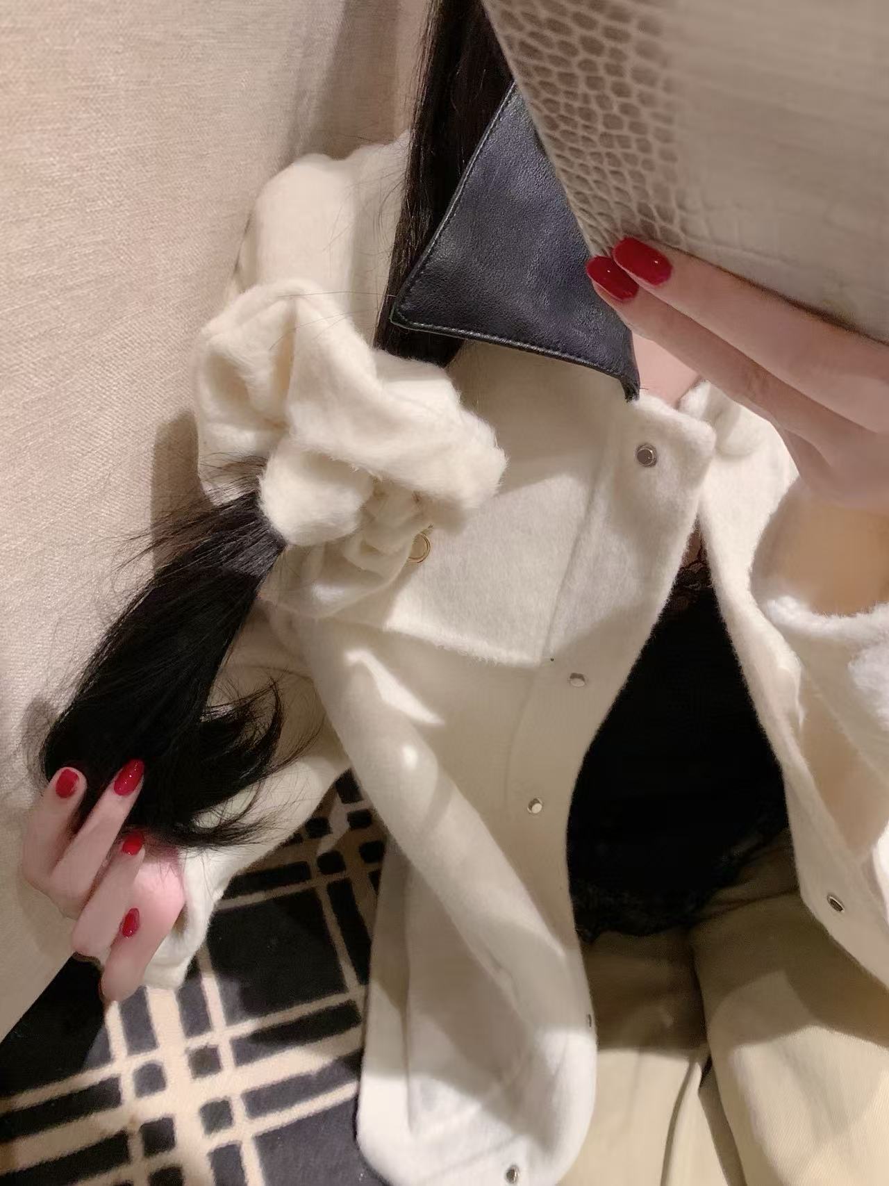 L0WEWヘアタイ付きジャケット【50％割引+送料無料】