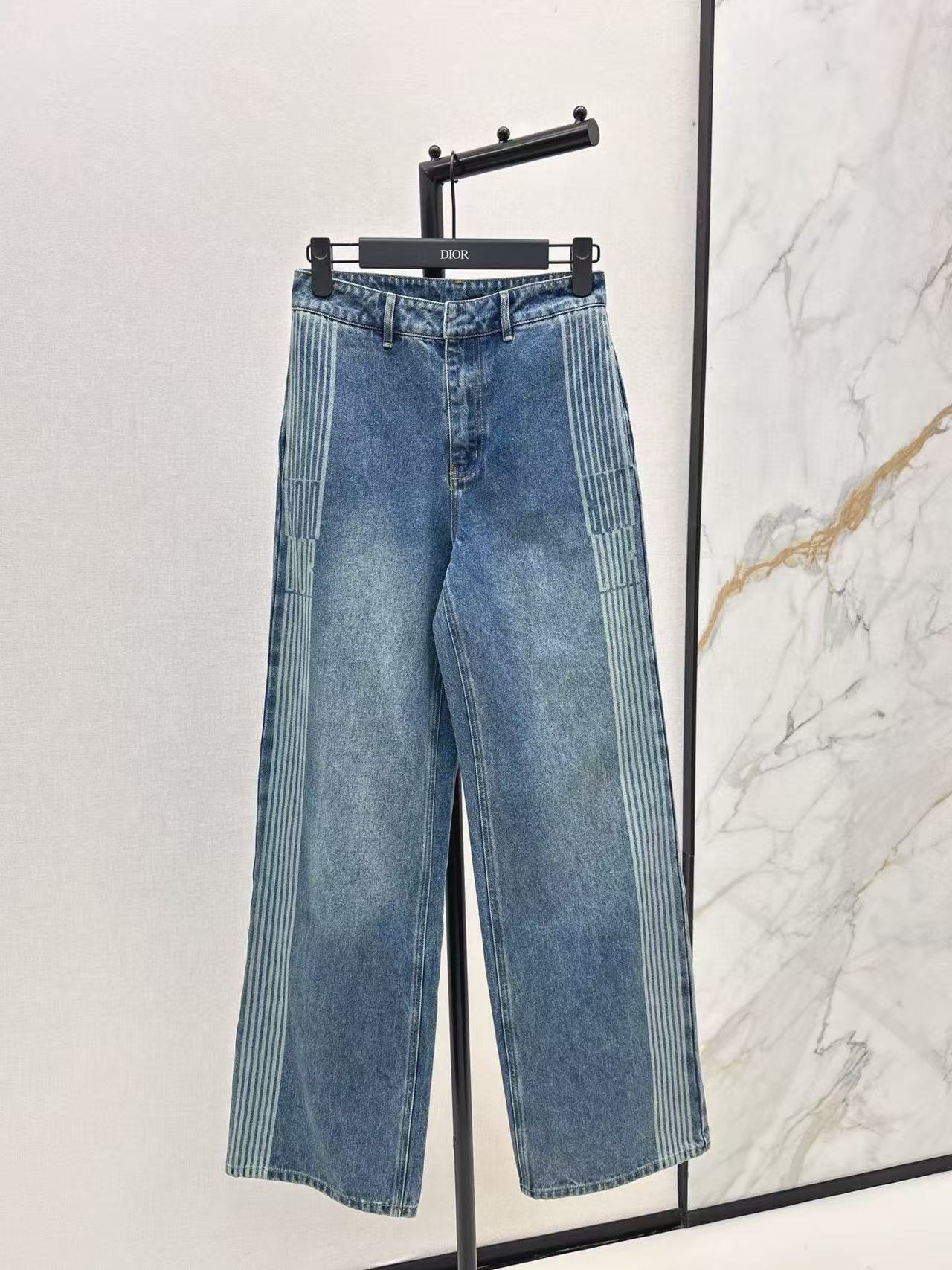 DIOR フード付きデニムジャケット + パンツ ツーピースセット【50％割引+送料無料】