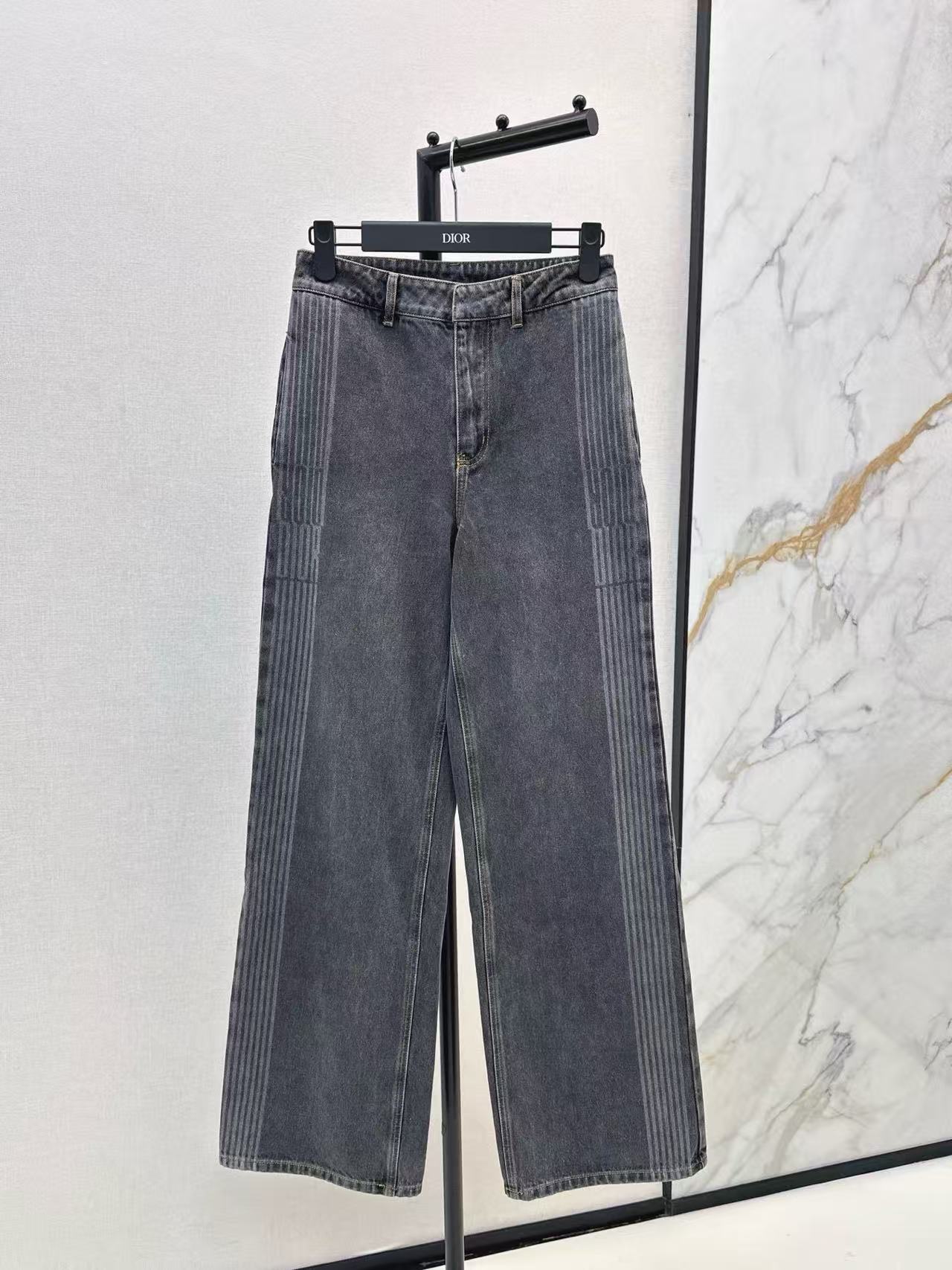 DIOR フード付きデニムジャケット + パンツ ツーピースセット【50％割引+送料無料】