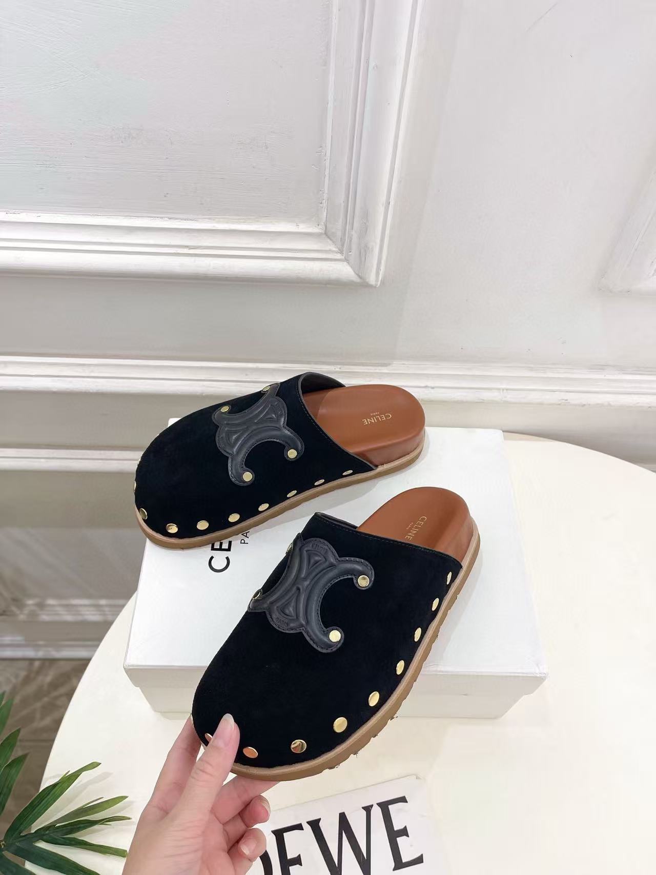 CEL1NE 高品質 凱旋門 厚底スリッパ【50%割引+送料無料】