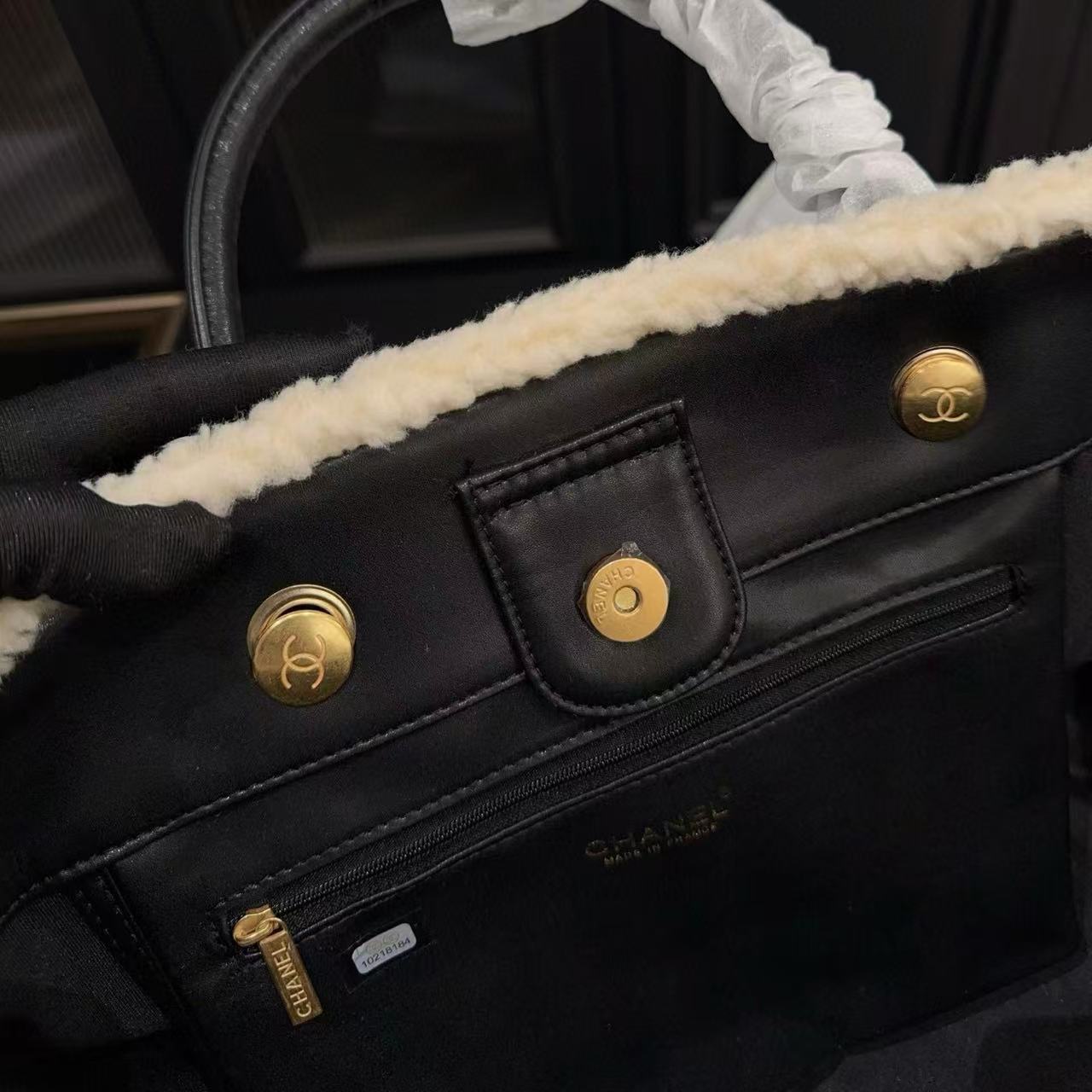 CHANE1 高品質ウールレザーショッピングバッグ【50％割引+送料無料】