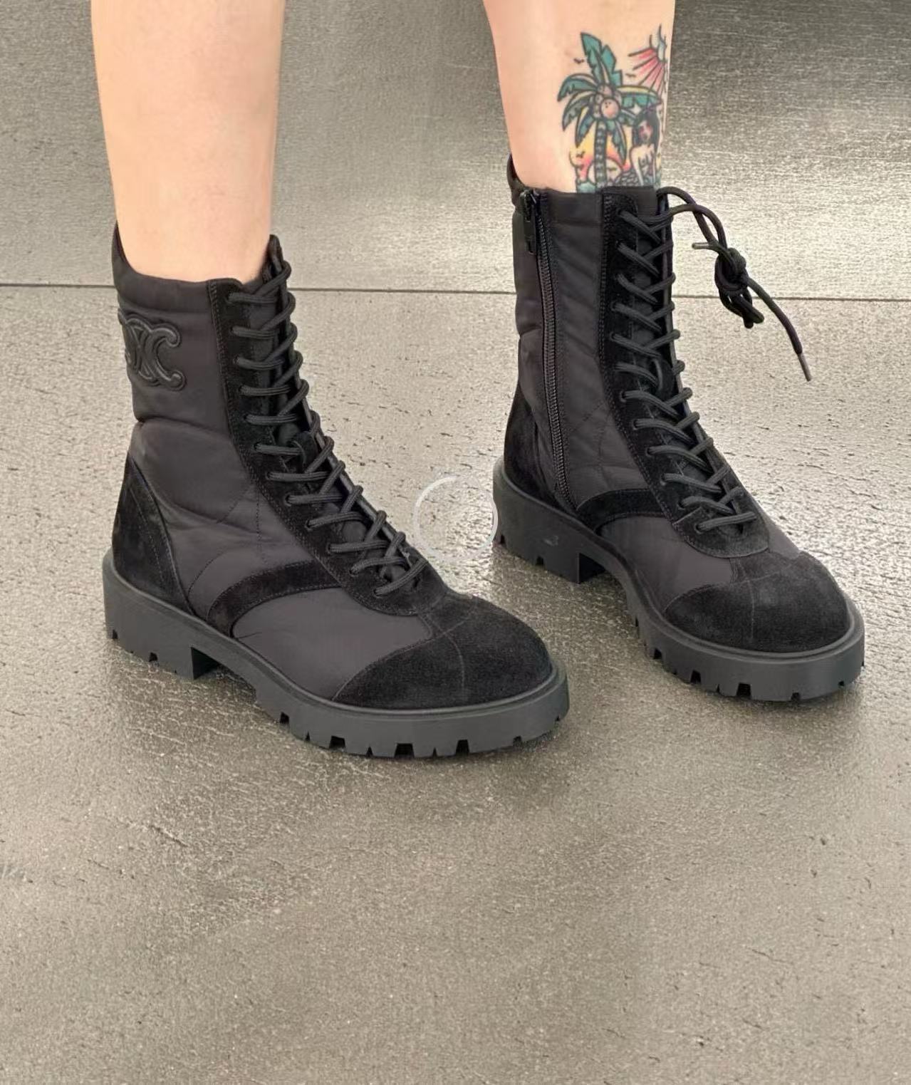 CEL1NE 高品質レースアップマーティンブーツ【50％割引+送料無料】