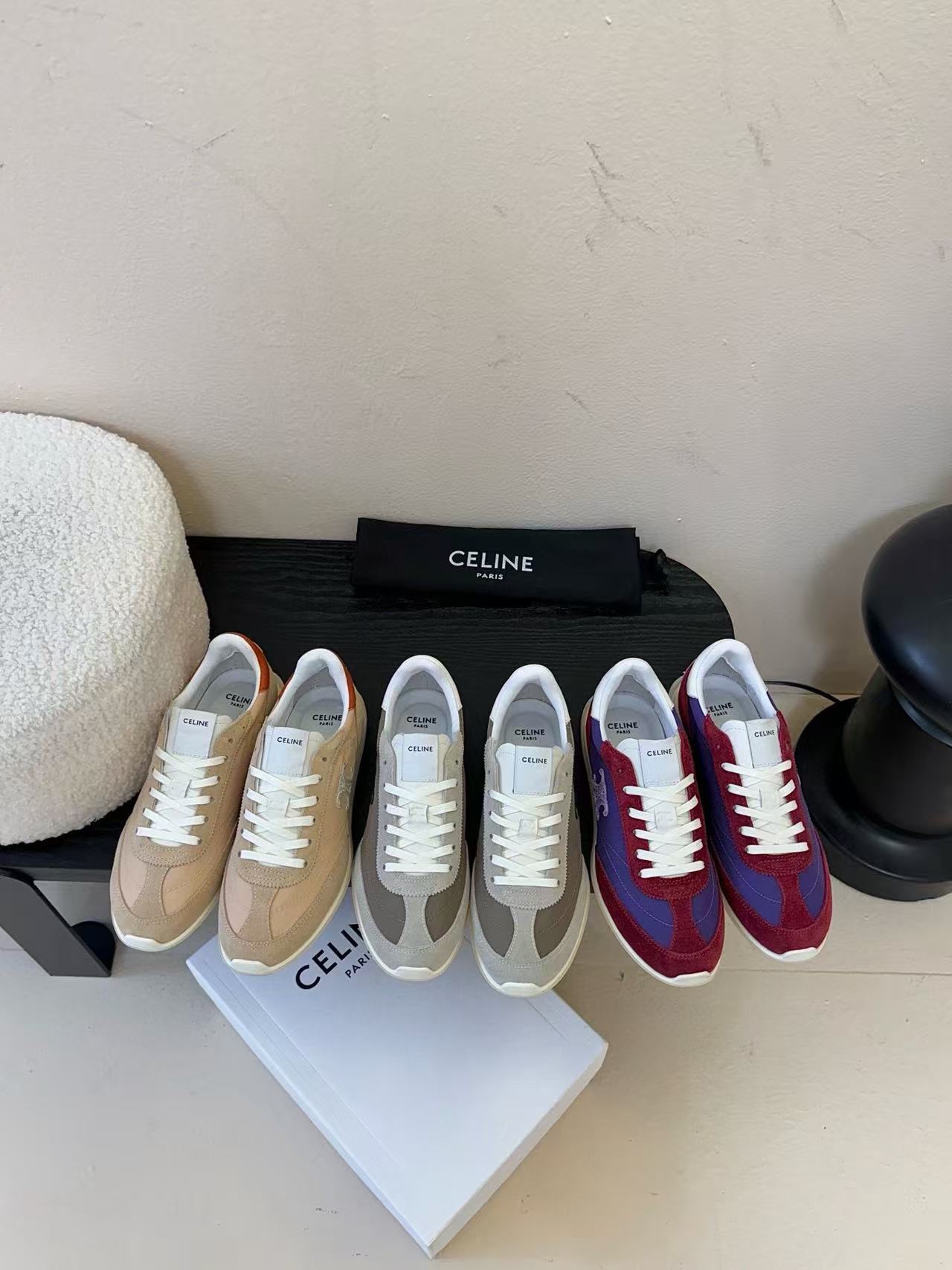 CEL1NE 高品質 凱旋門カラーブロック カジュアルシューズ【50％割引+送料無料】