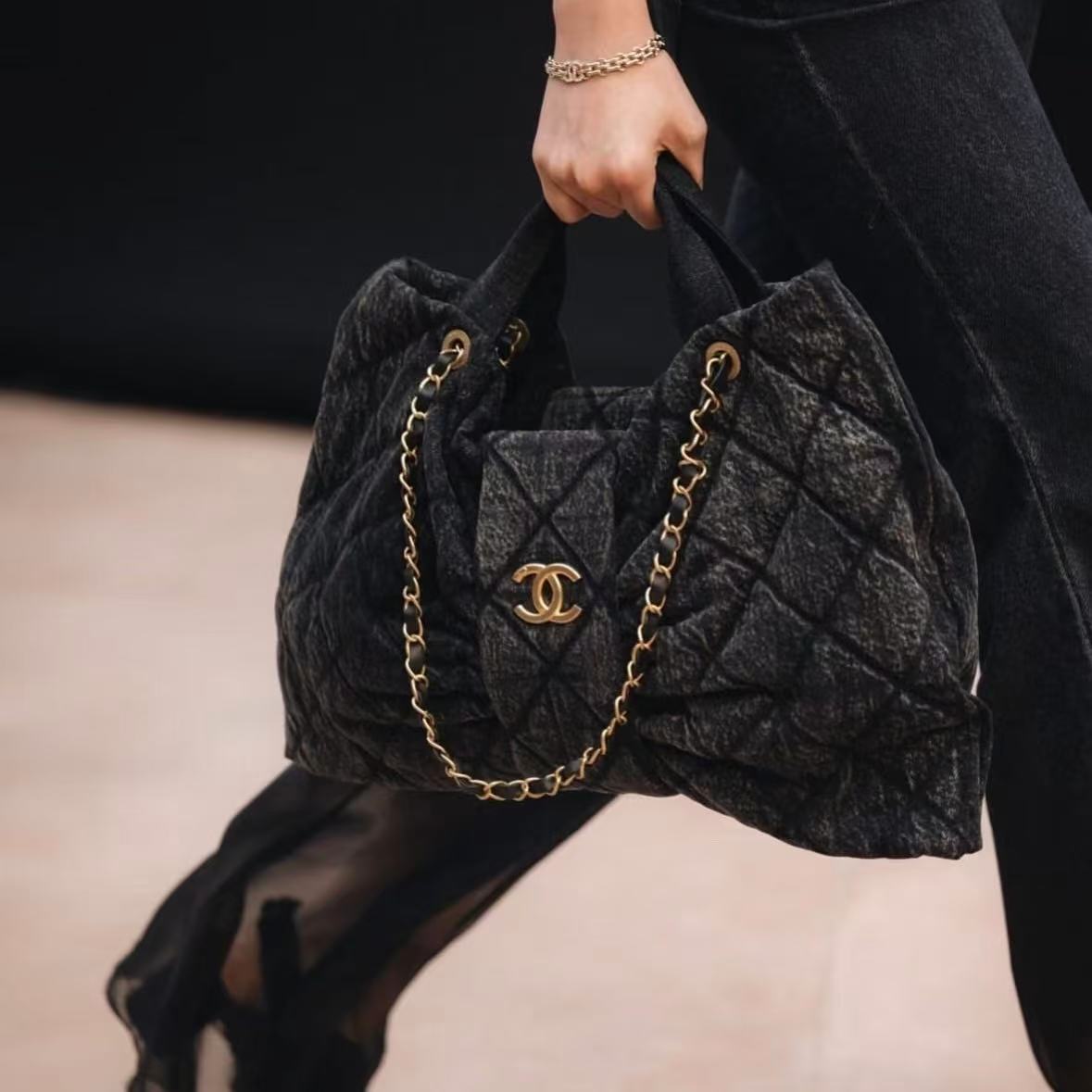 CHANE1 ボウチェーンハンドバッグ【50％割引+送料無料】