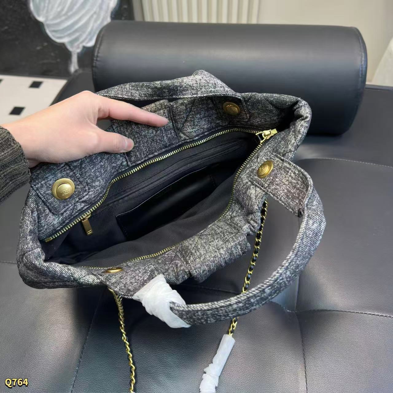 CHANE1 ボウチェーンハンドバッグ【50％割引+送料無料】