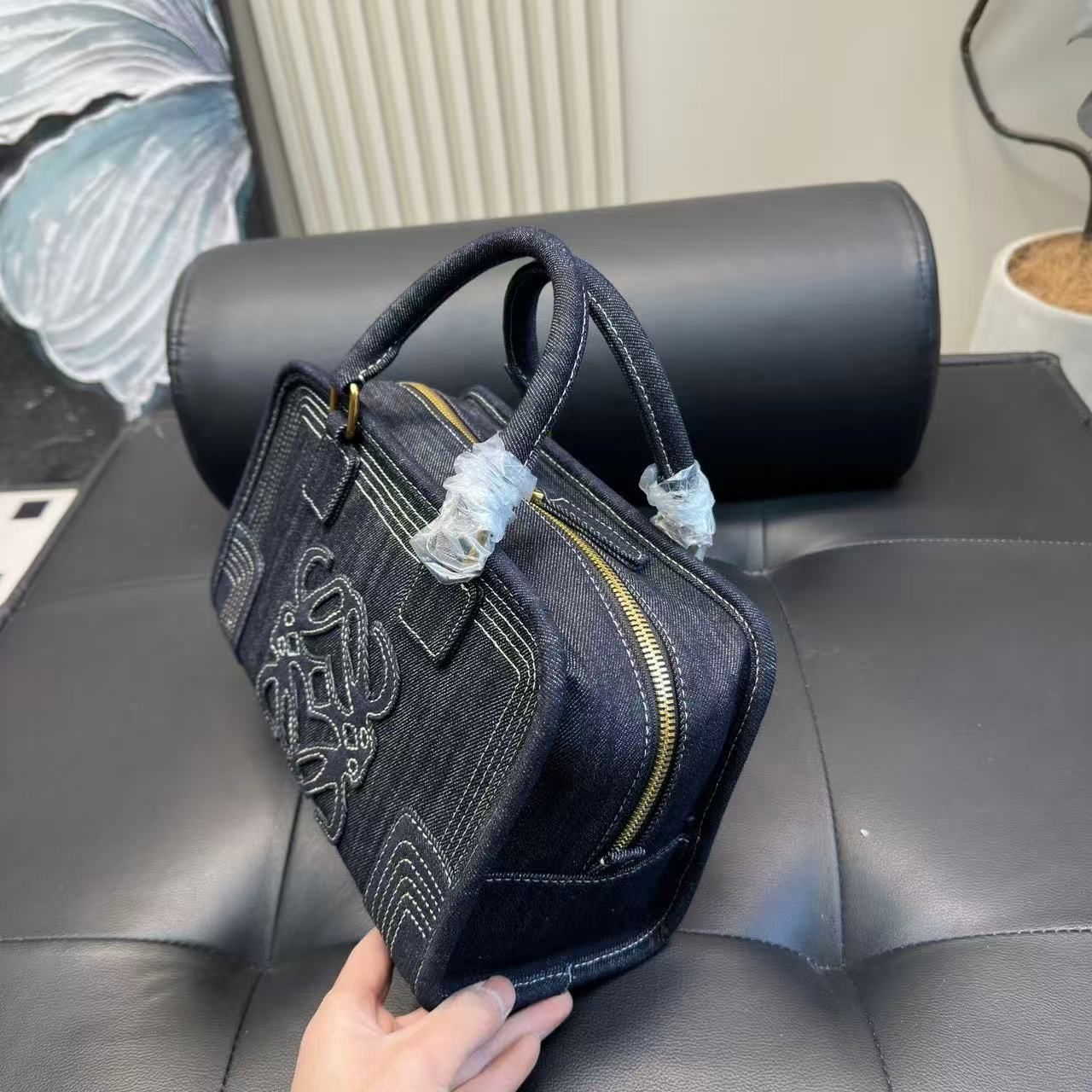 L0WEW デニムトートバッグ【50％割引+送料無料】