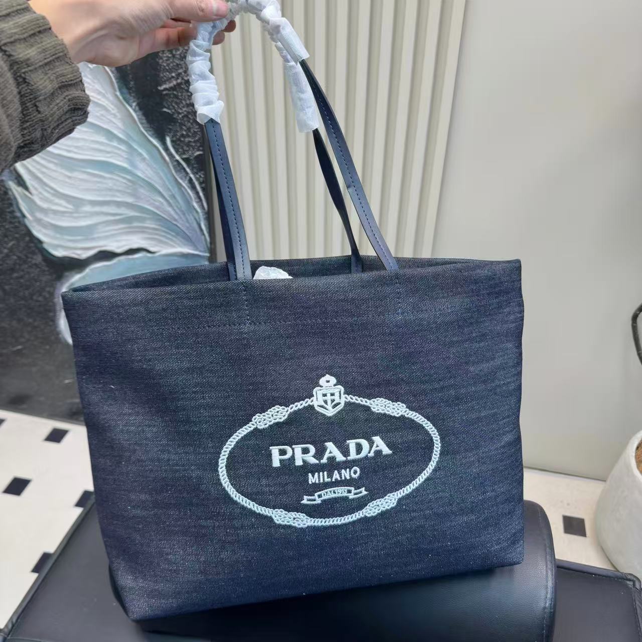 PR4DA デニムトートバッグ【50％割引+送料無料】