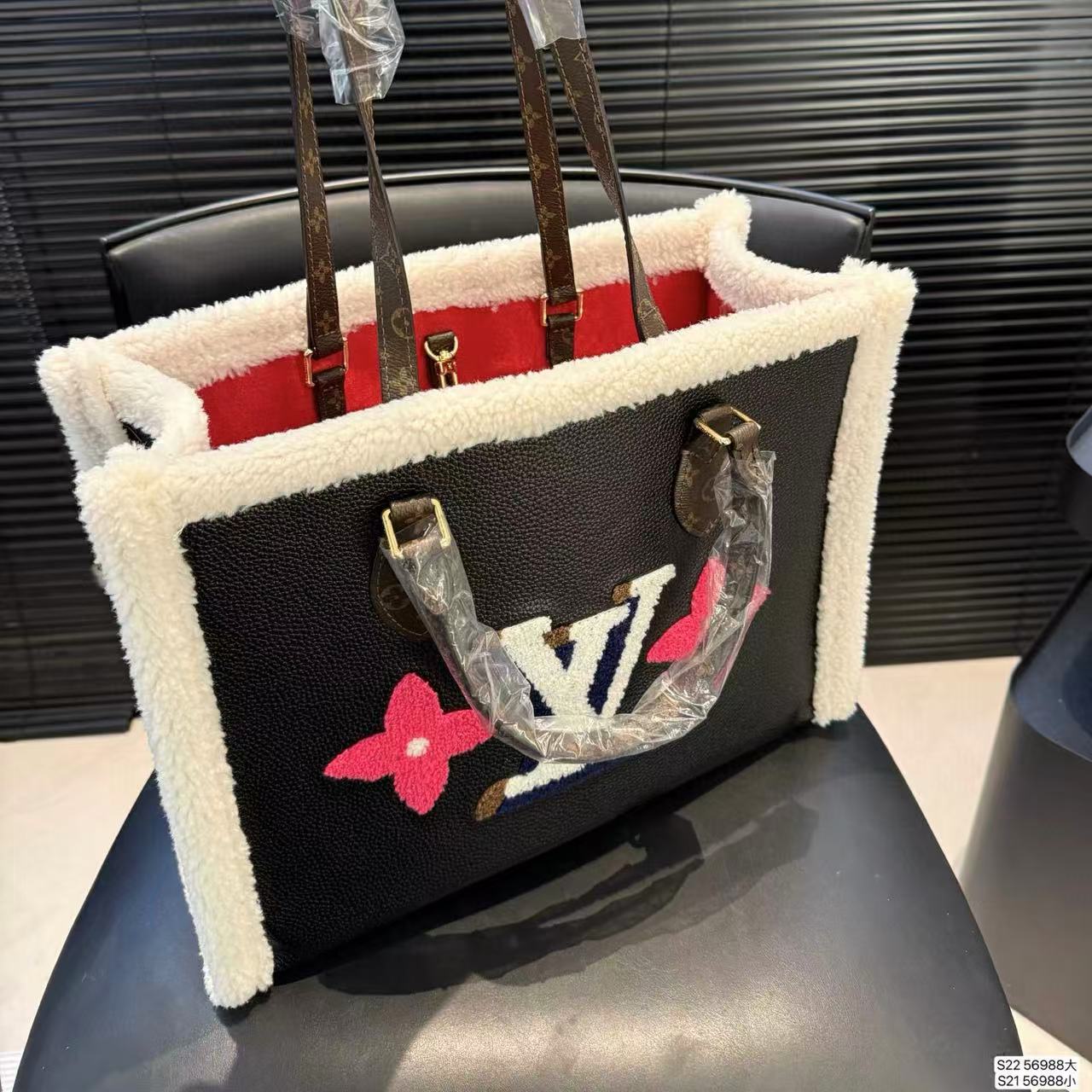 LVウール四つ葉のクローバーショッピングバッグ【50％割引+送料無料】