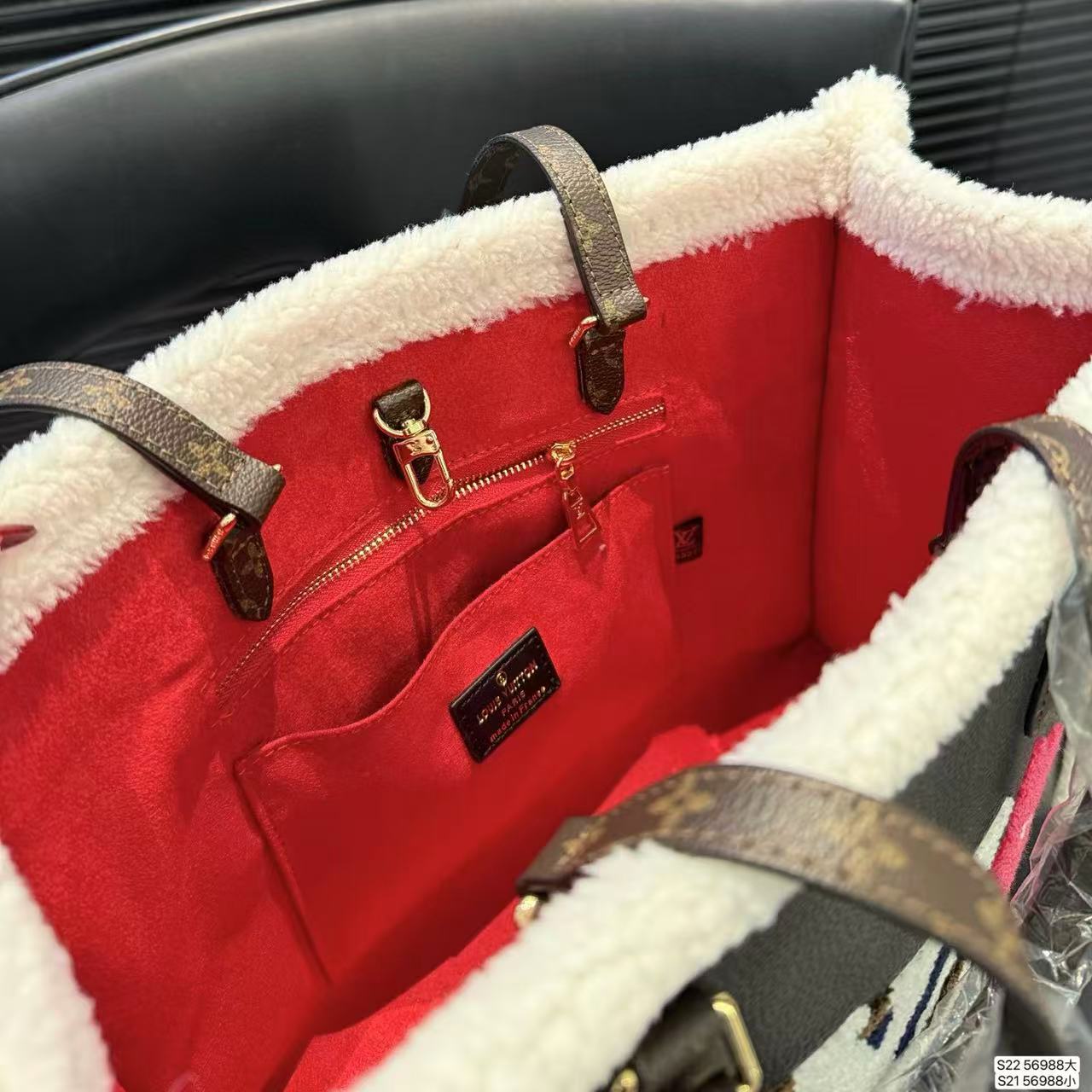 LVウール四つ葉のクローバーショッピングバッグ【50％割引+送料無料】