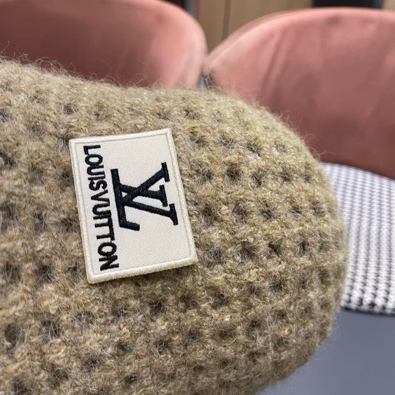 LV 透かし彫りウール フィッシャーマンハット【50％割引+送料無料】