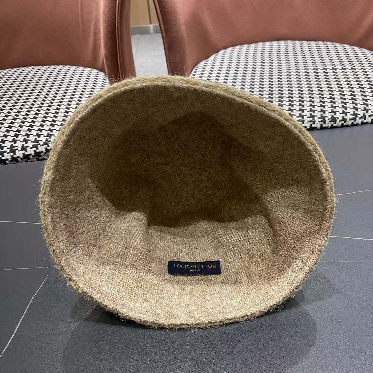 LV 透かし彫りウール フィッシャーマンハット【50％割引+送料無料】