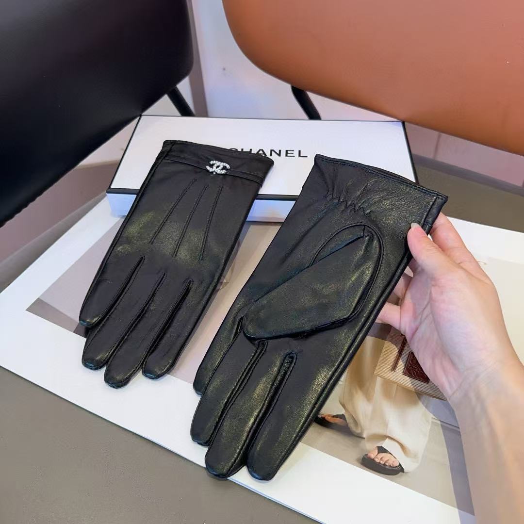 CHANE1 ダブルCレザーウォームグローブ【50％割引+送料無料】