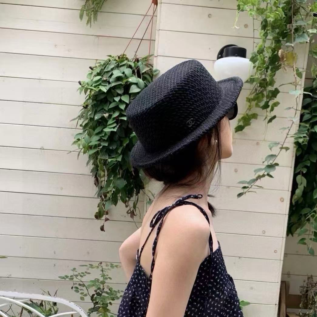 CHANE1 シンプルダブルCウールフラットトップハット【50％割引+送料無料】