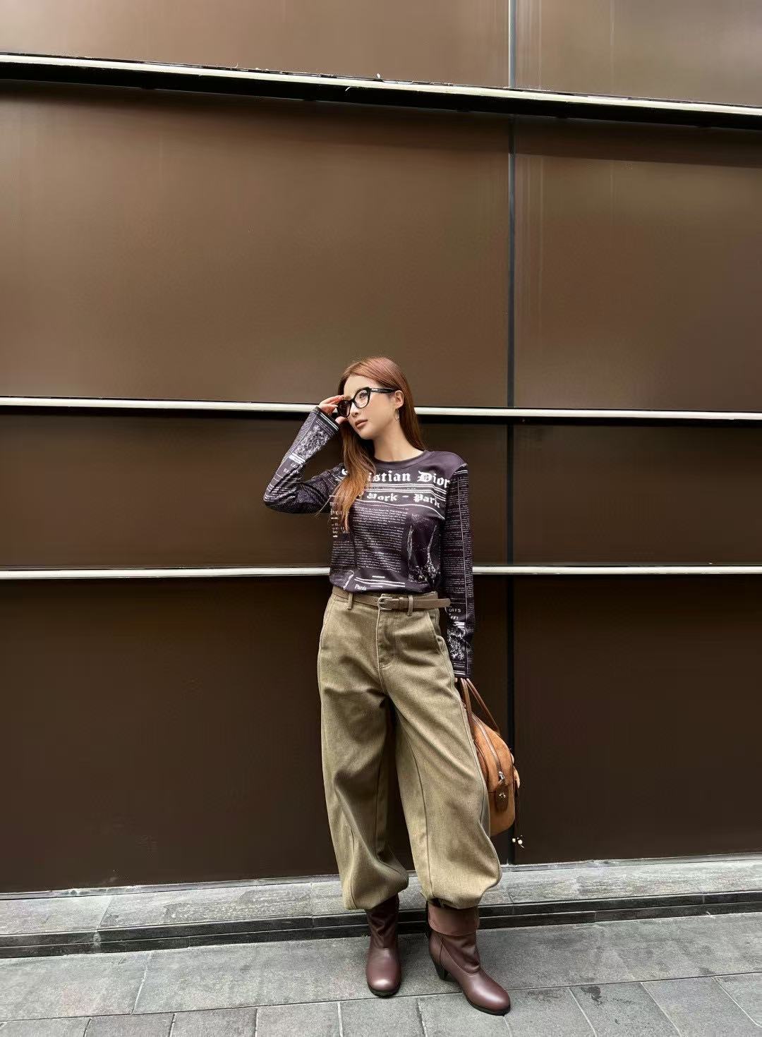 DIOR ニュースペーパーレターTシャツ【50％割引+送料無料】