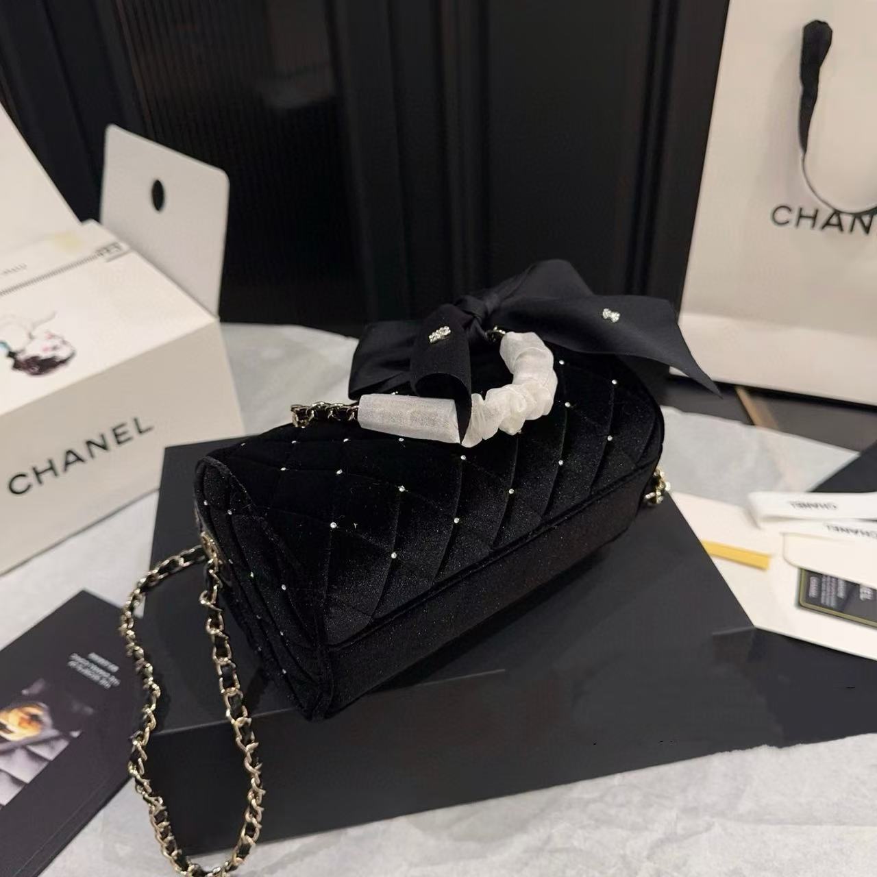 CHANE1 ベルベットボウ ボウリングバッグ【50％割引+送料無料】