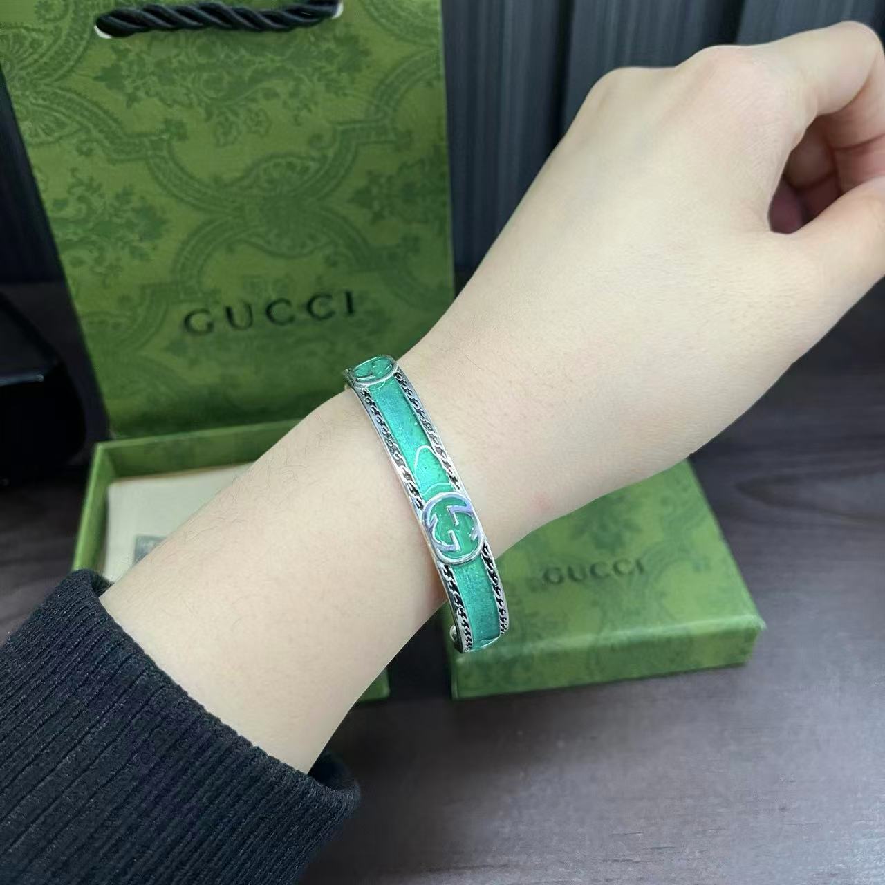 GUCC1 クラシック オープンバングル【50％割引+送料無料】