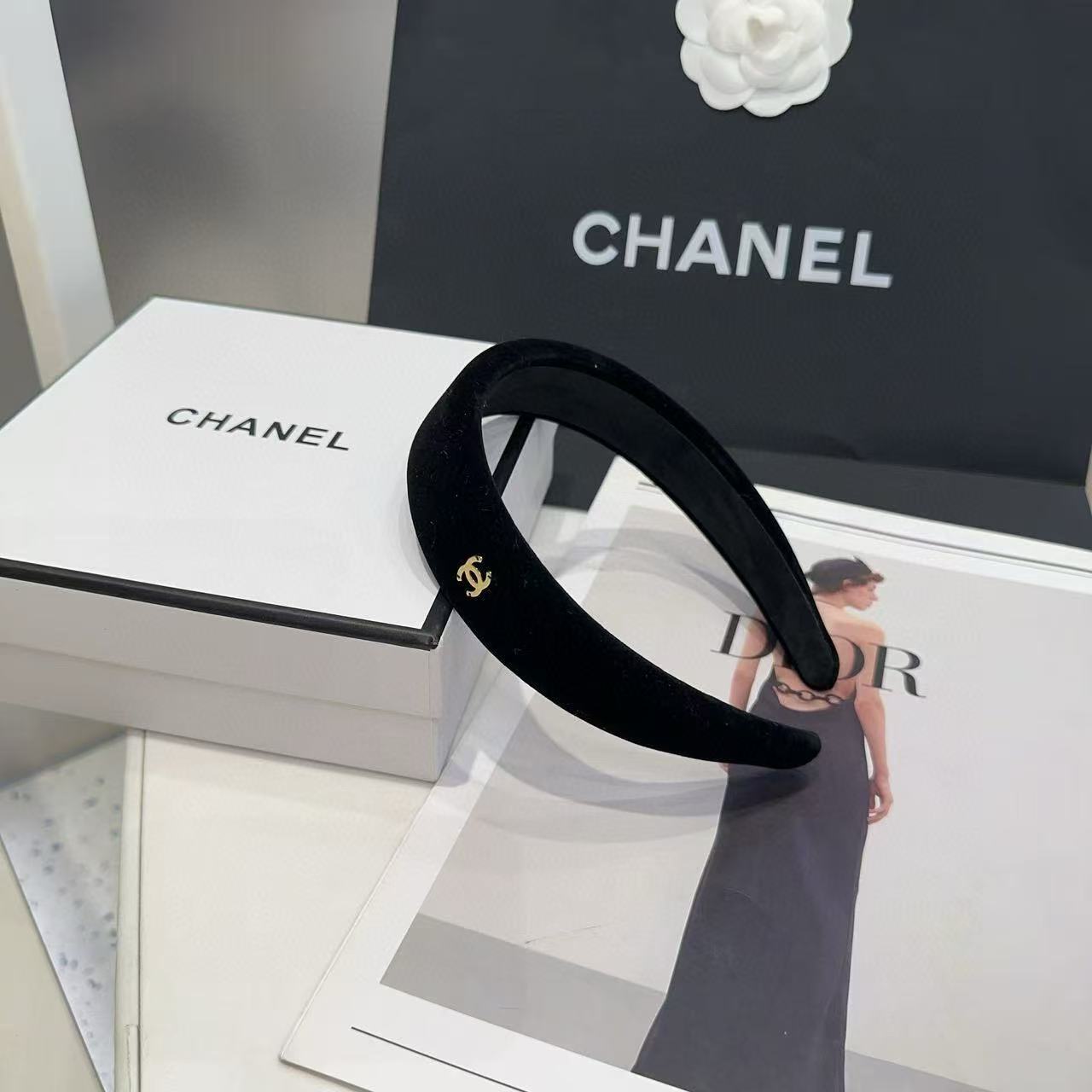 CHANE1 シンプルダブルCヘッドバンド【50％割引+送料無料】