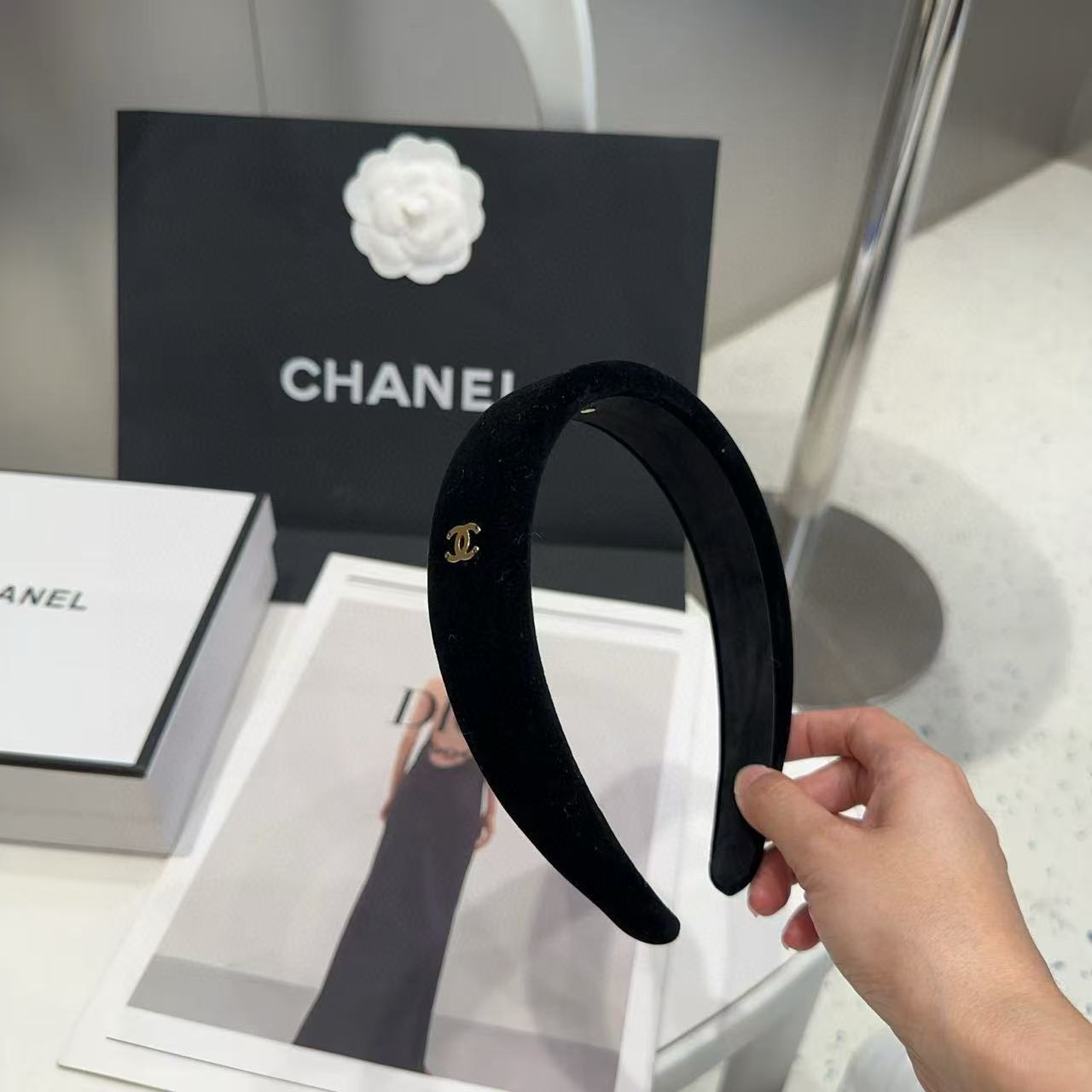 CHANE1 シンプルダブルCヘッドバンド【50％割引+送料無料】