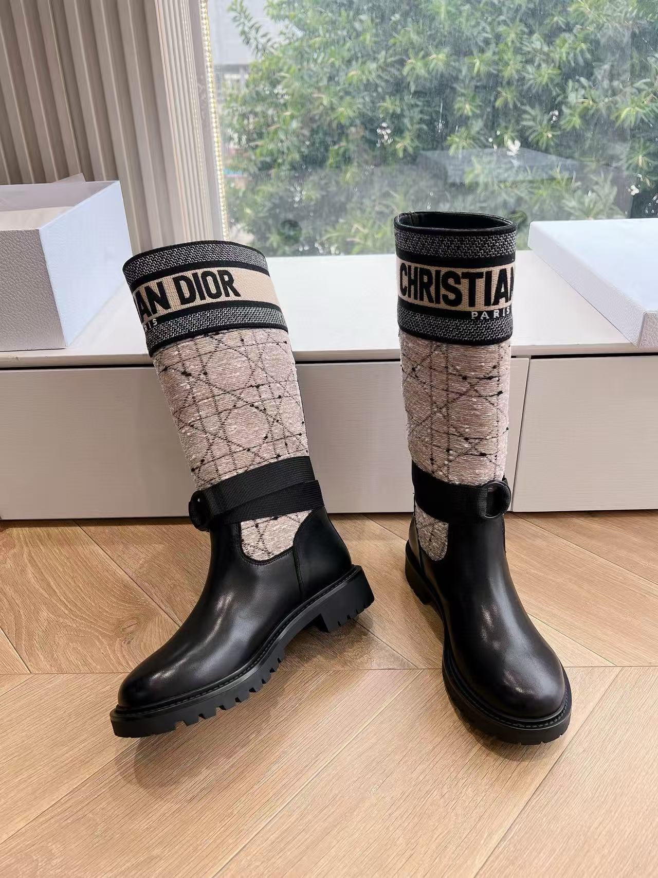 DIORの高品質秋冬用乗馬ブーツ【50％割引+送料無料】